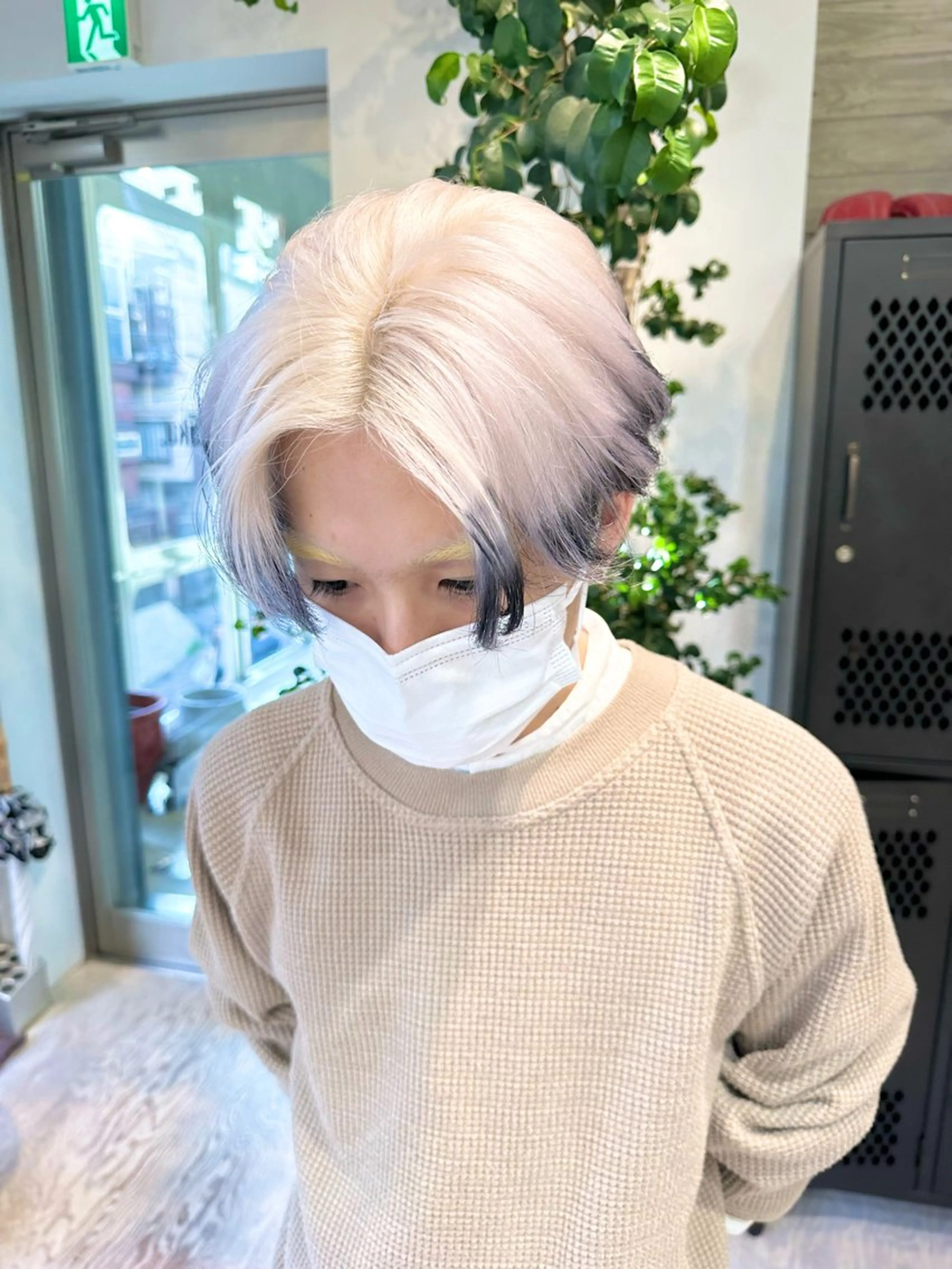 ショート カラー メンズ ヘアカラー トリートメント ヘッドスパ ヘアセット kai .のヘアスタイル