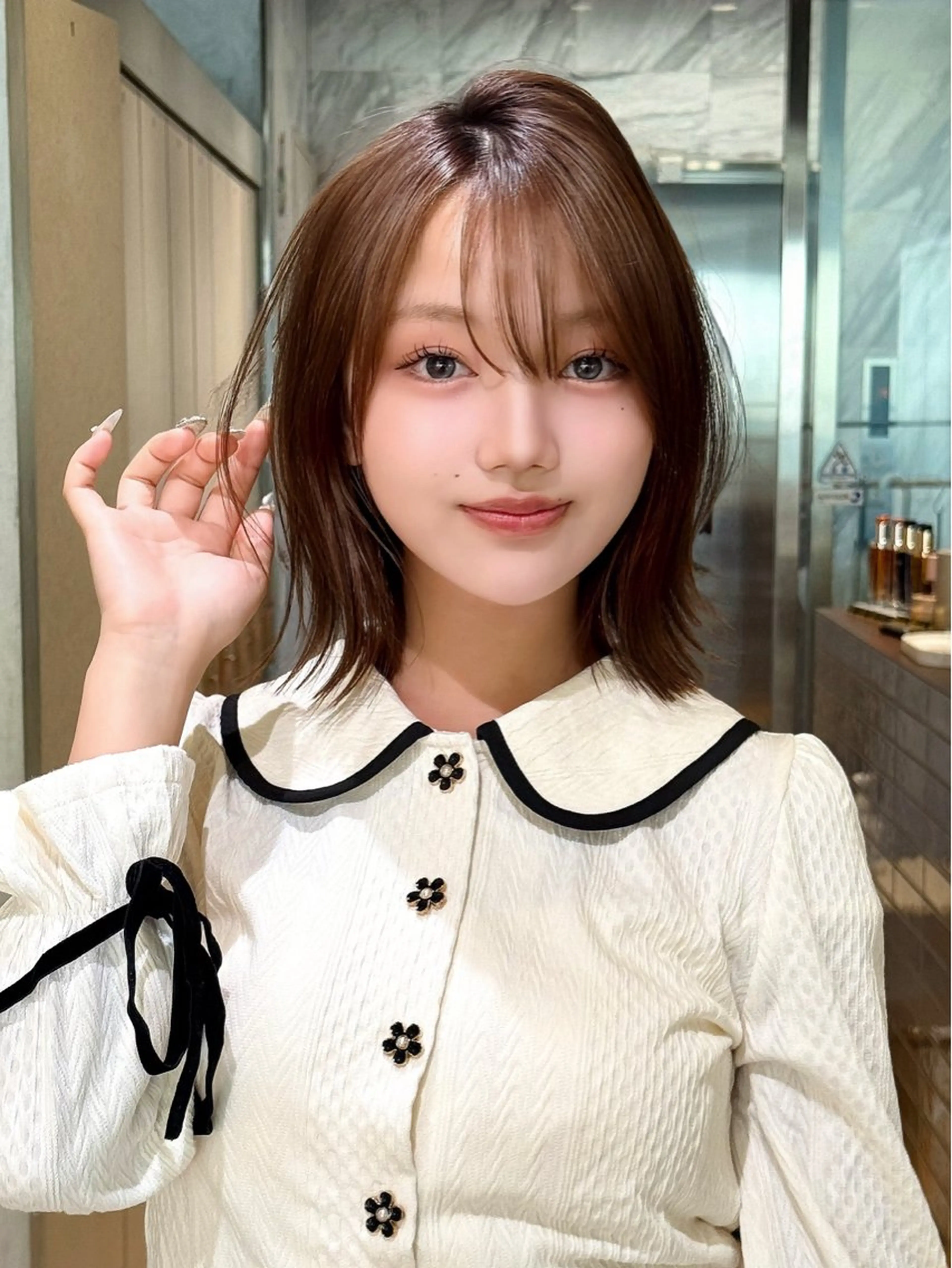 ショート カット ヘアカラー トリートメント 池袋/似合わせ/縮毛 髪質改善【ugen】のヘアスタイル