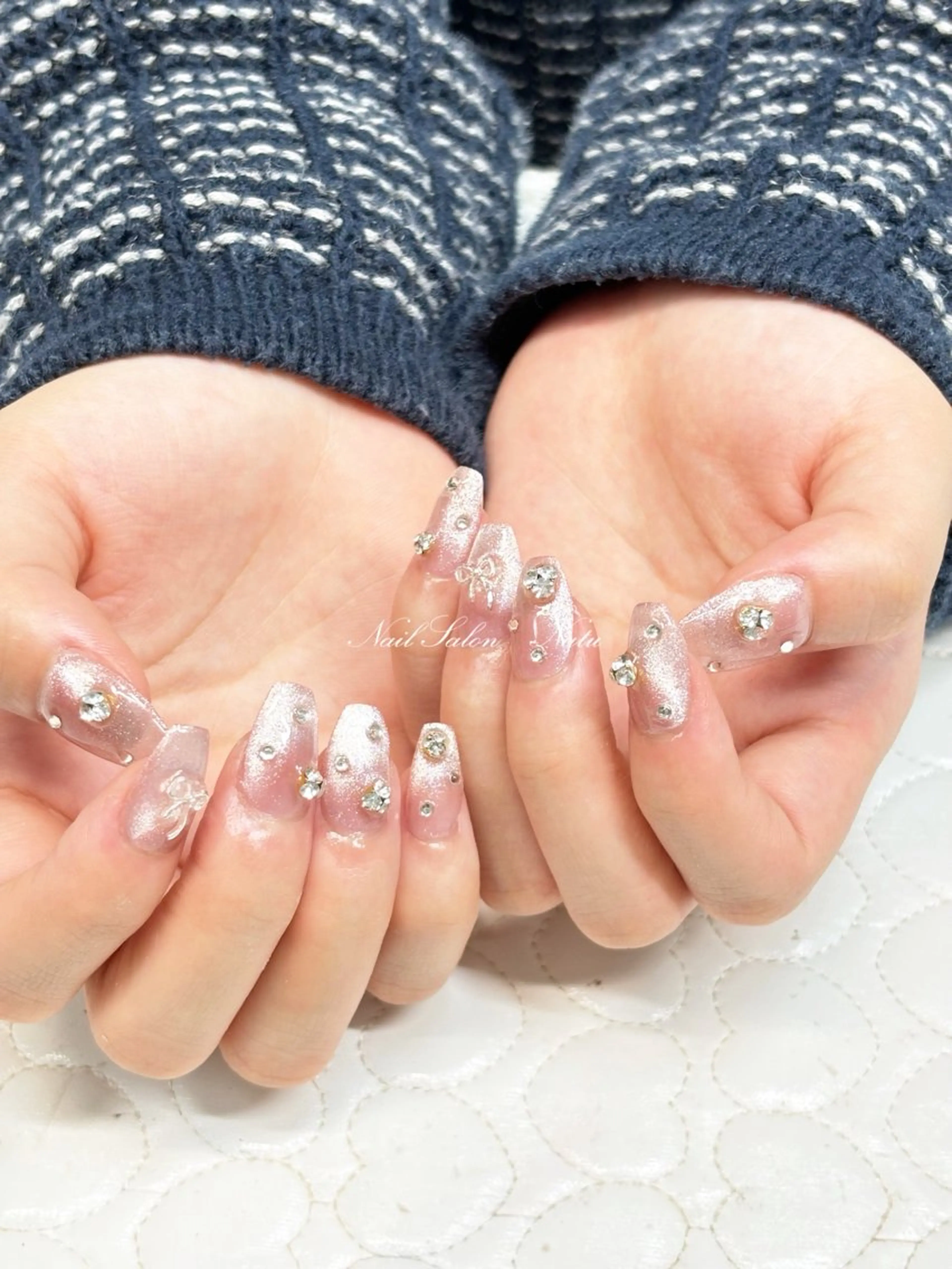 ネイル 長さ出し マグネットネイル nailsalon　 Natuのネイルデザイン