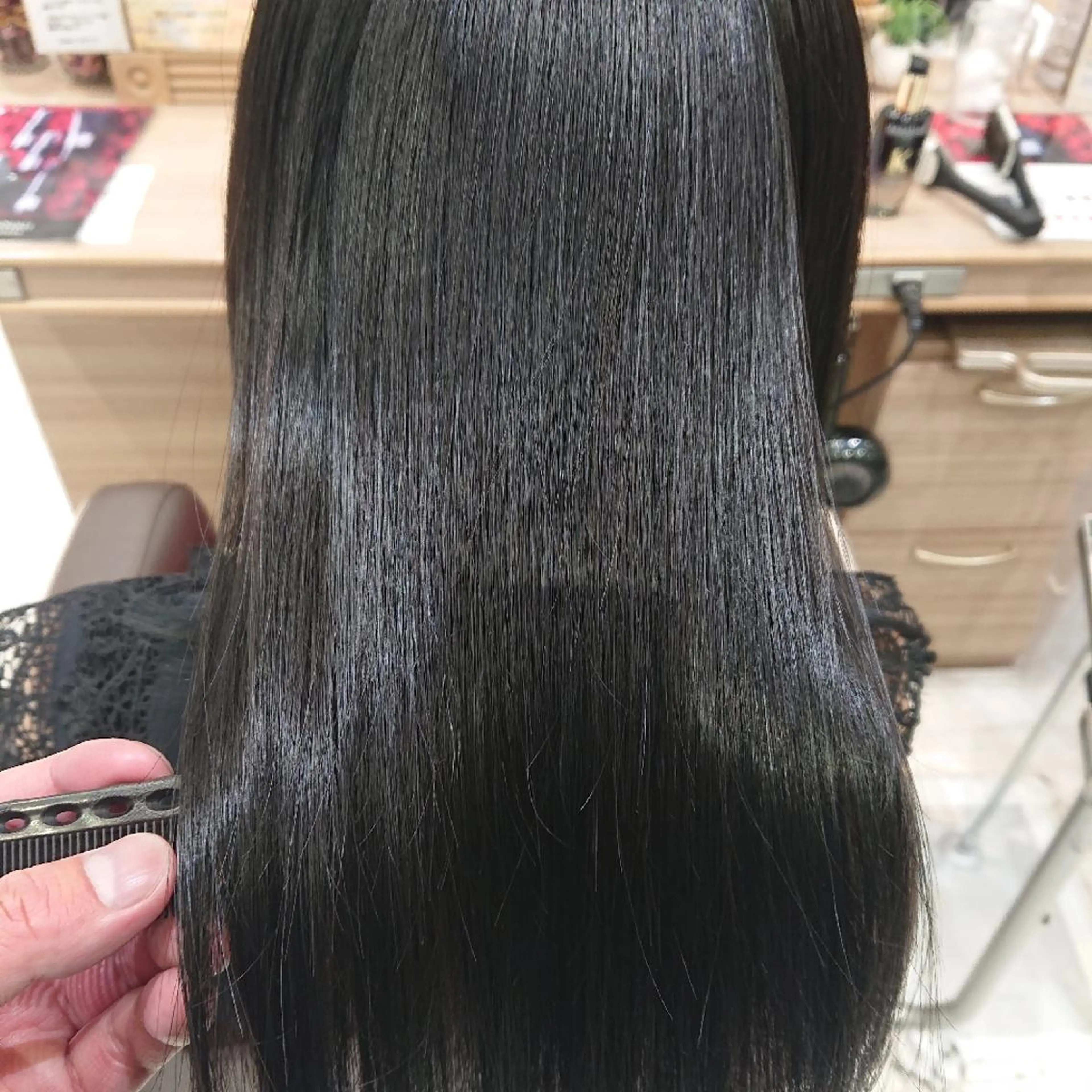 セミロング 縮毛矯正 縮毛矯正 トリートメント 宮本 秀人のヘアスタイル