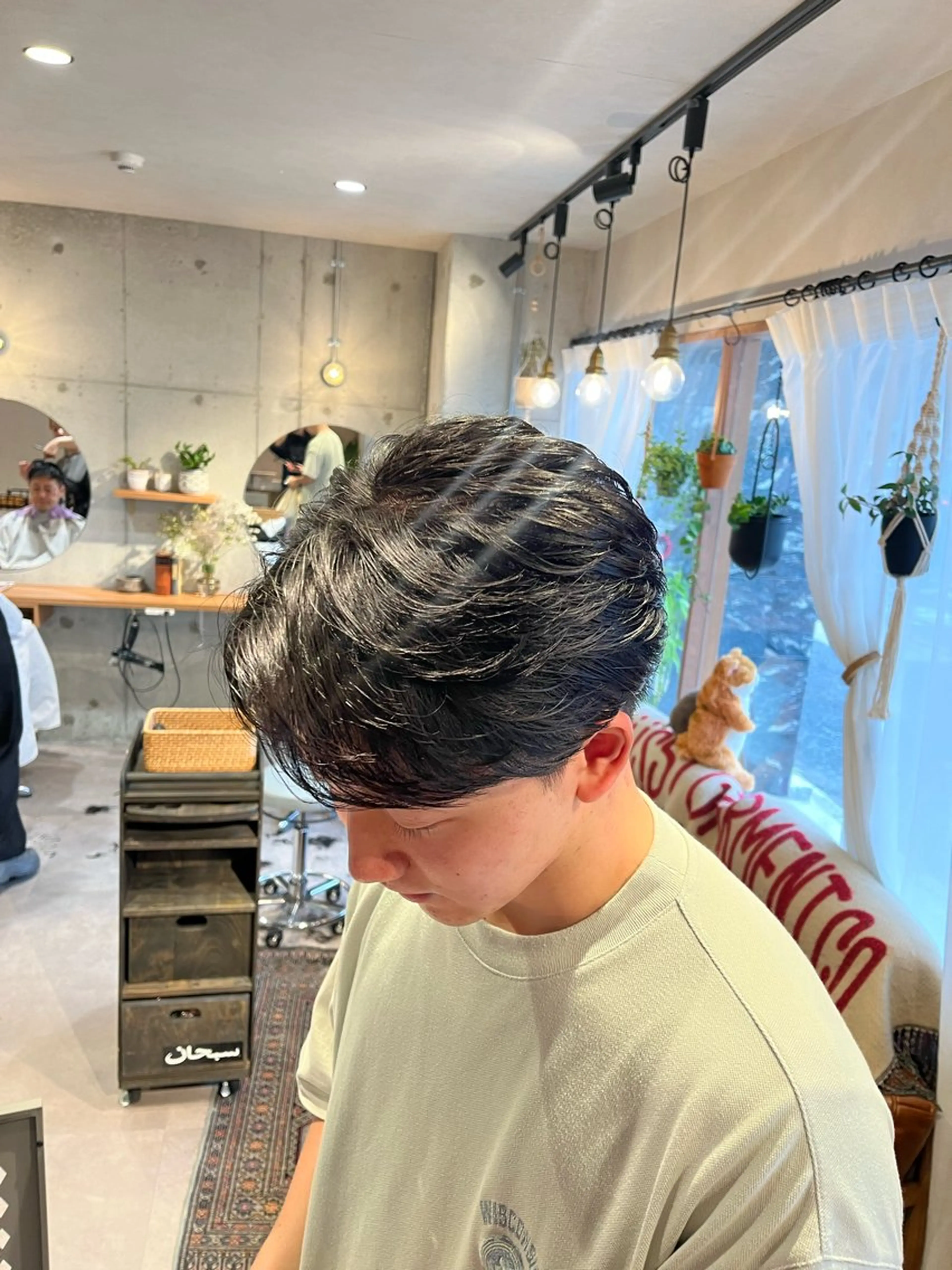 ショート パーマ メンズ カット パーマ Lamp所属・🌀メンズパーマ🌀 🐏丸山祐宇🐏のヘアスタイル