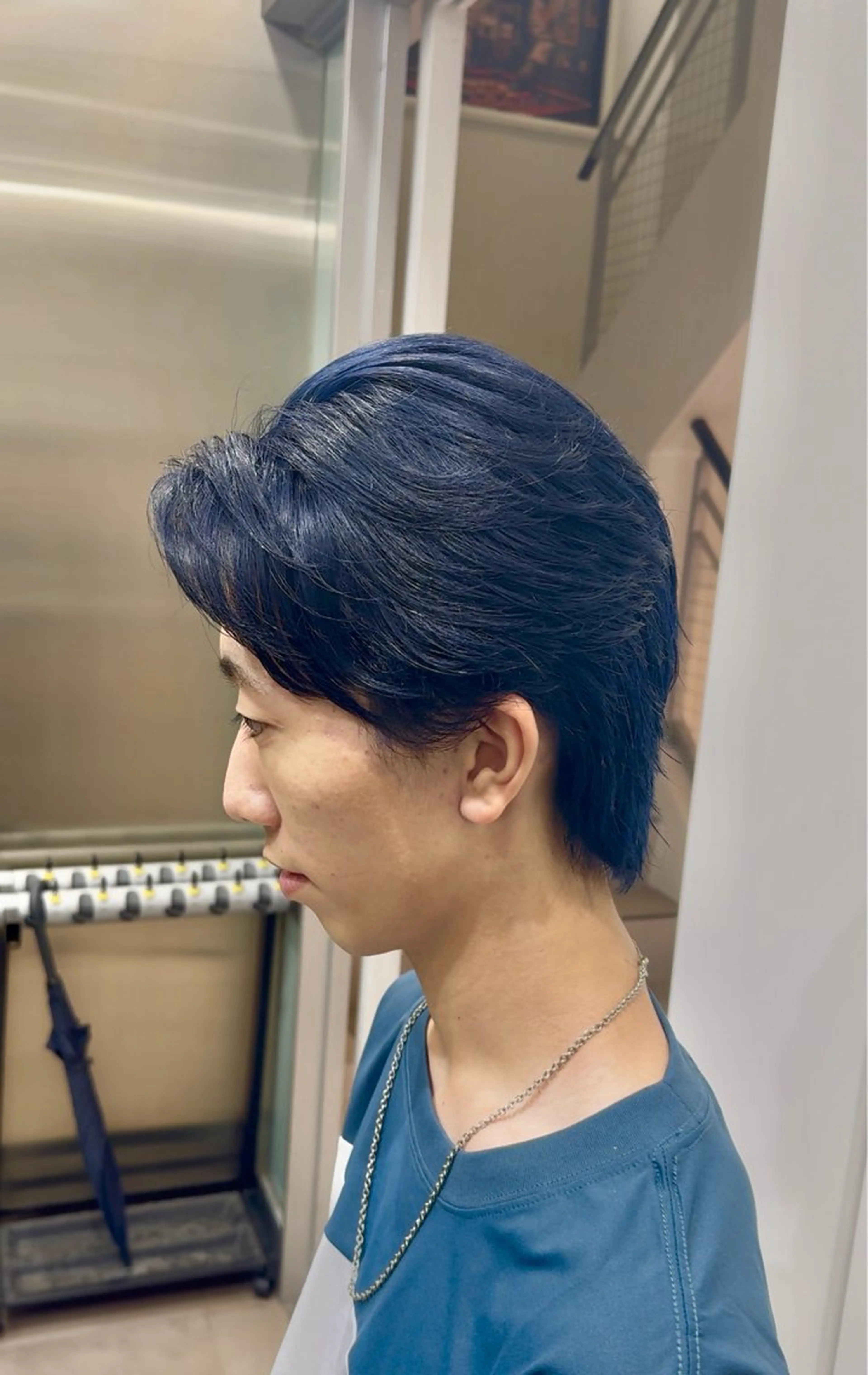 ミディアム ヘアカラー 【メンズ特化美容師】 🐍NAO🐍のヘアスタイル