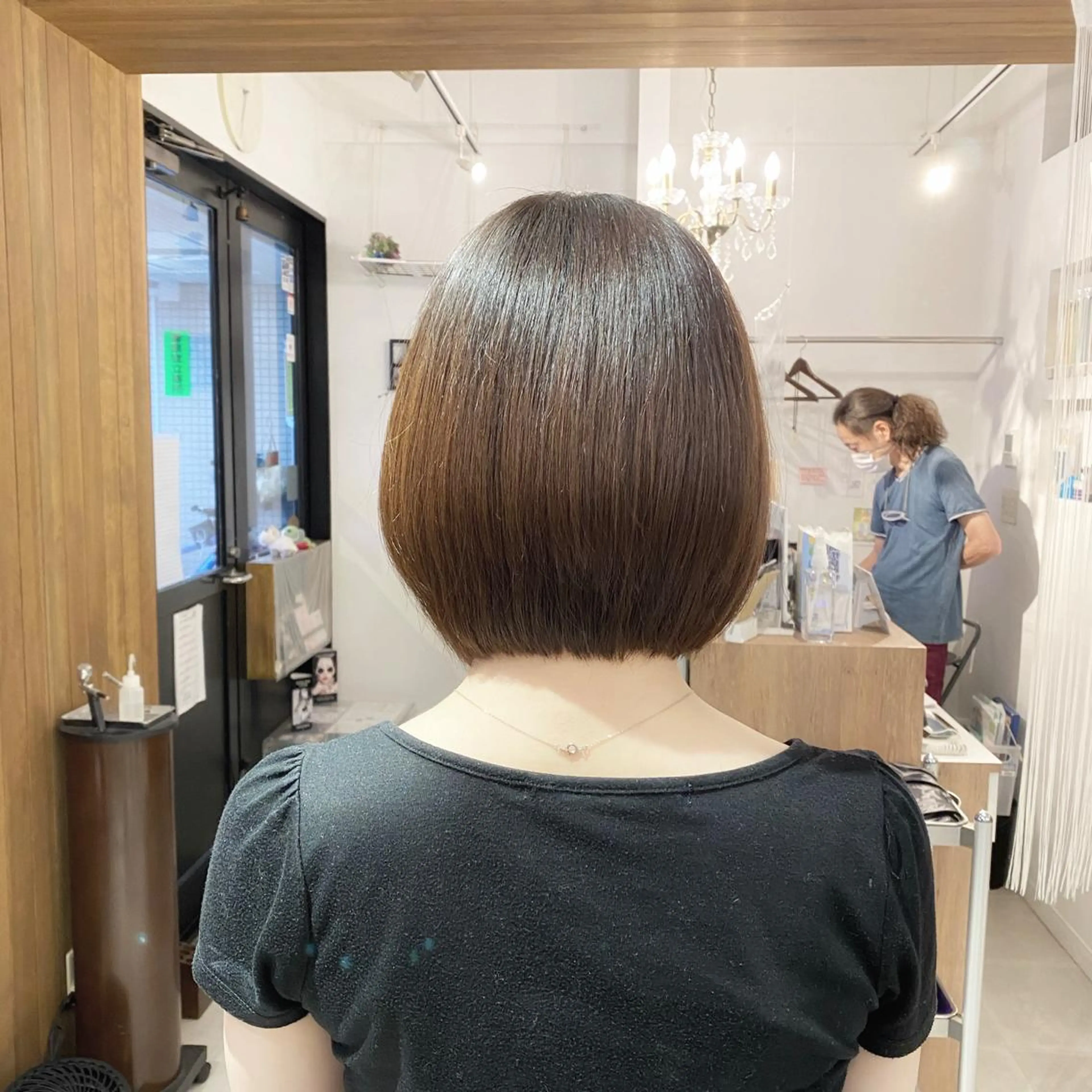 ショート ボブ 髪質改善 トリートメント 酸熱トリートメント ASILE（アジール）所属・髪質改善講師 安東駿介のヘアスタイル