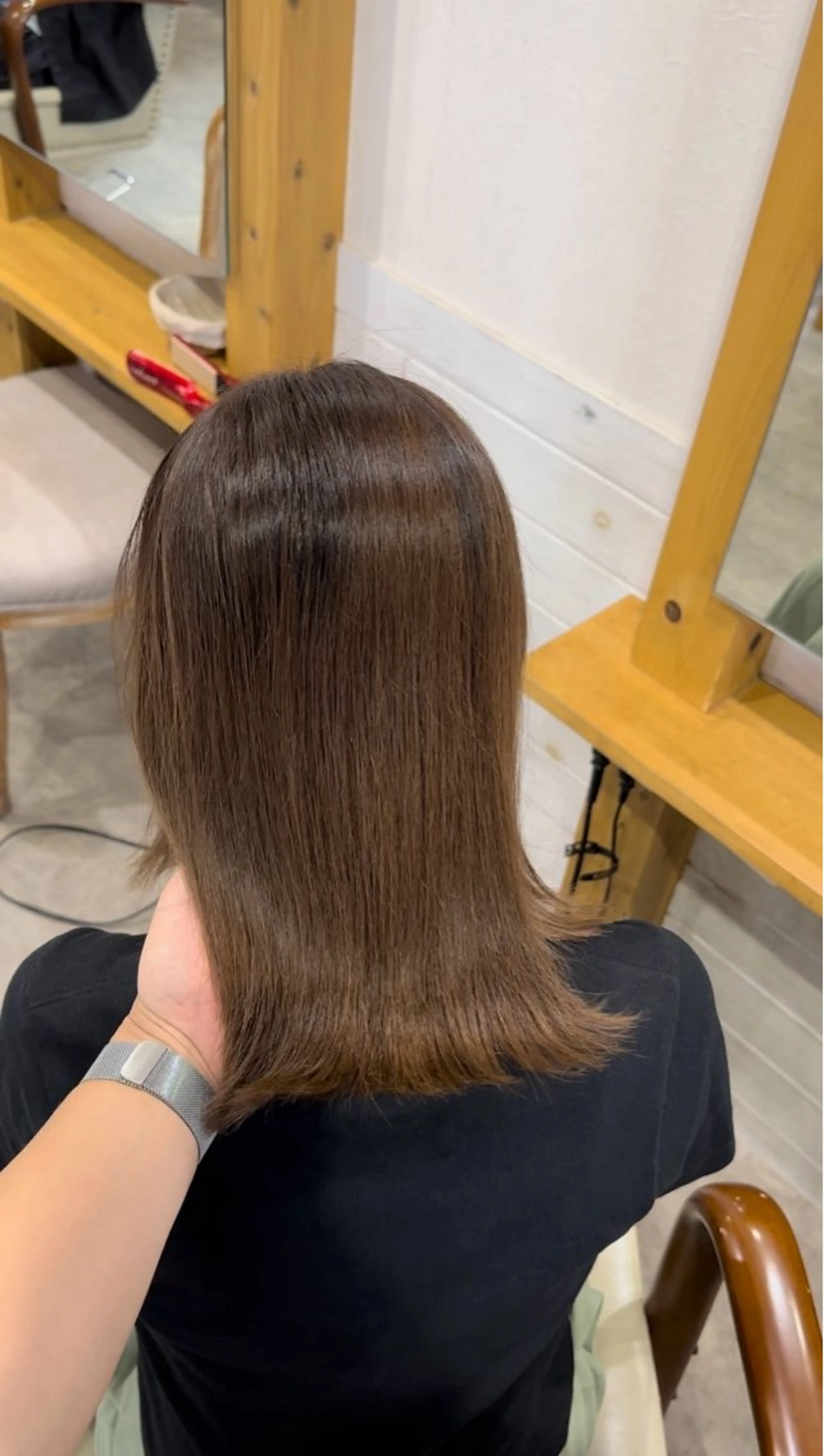 ミディアム カット ヘアカラー トリートメント ハイクオリティカラー /kizunaのヘアスタイル