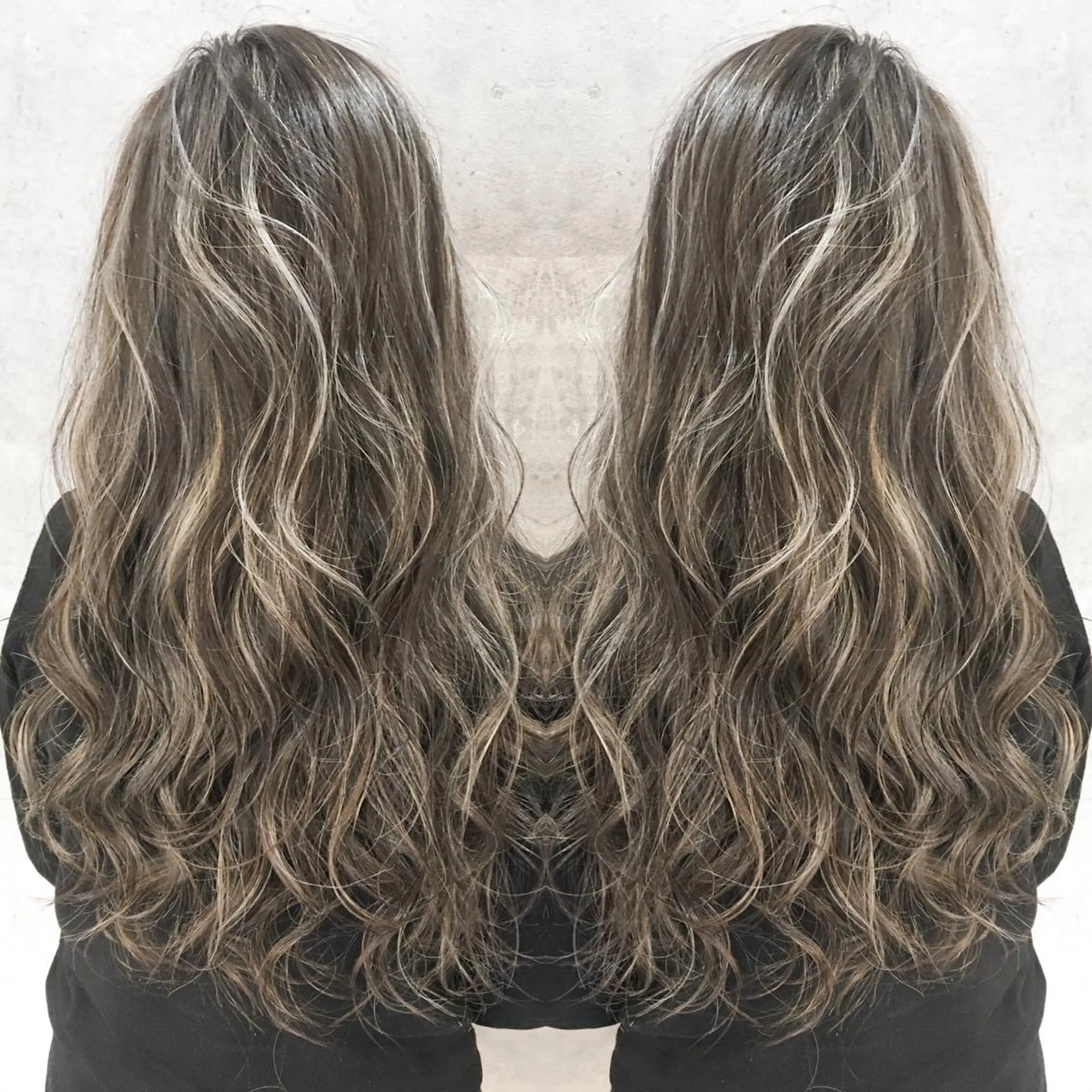 セミロング カラー ヘアアレンジ ネイル マツエク・マツパ ヘアカラー トリートメント 井上 一平のヘアスタイル