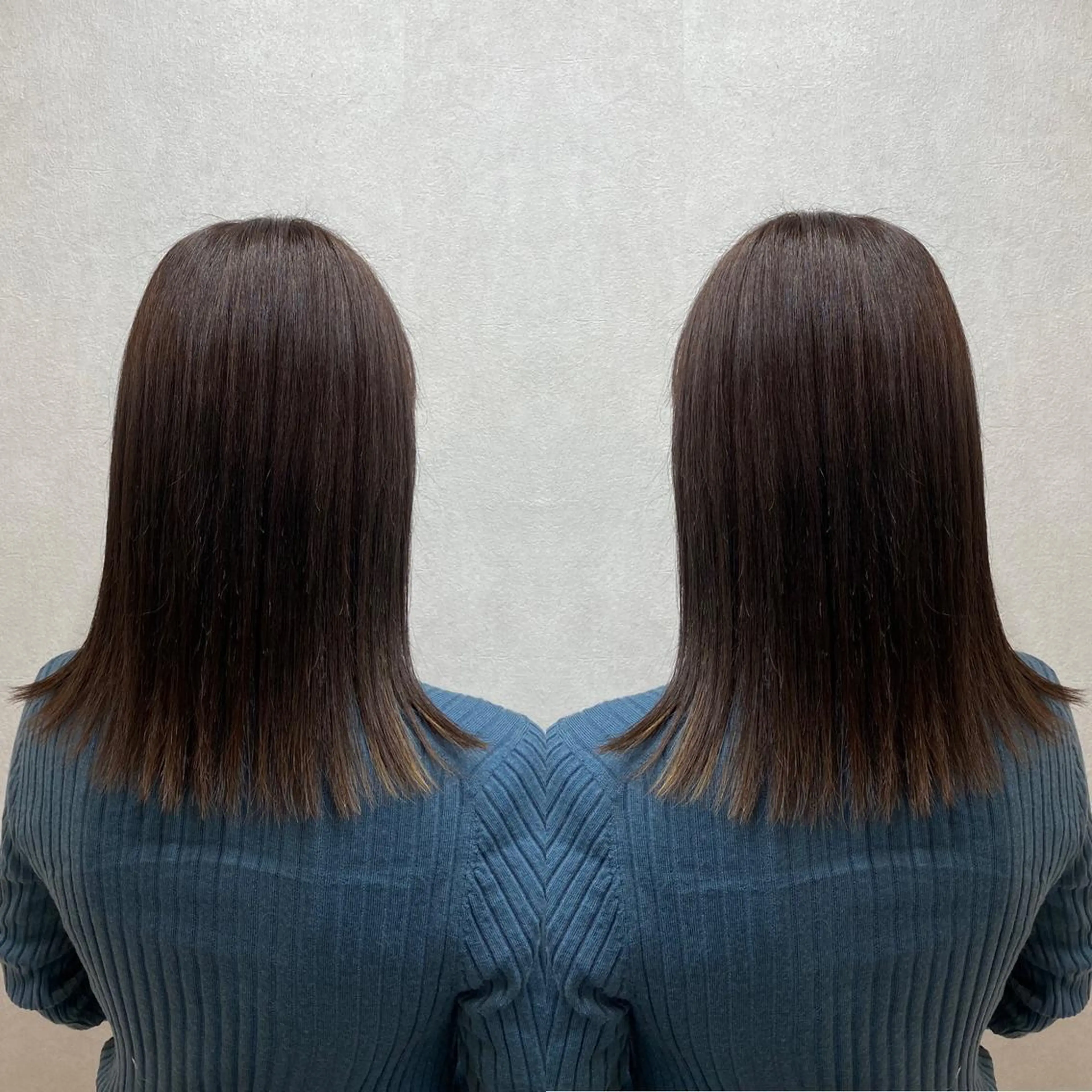 セミロング カラー カット トリートメント tocca 💜石田愛結💜のヘアスタイル