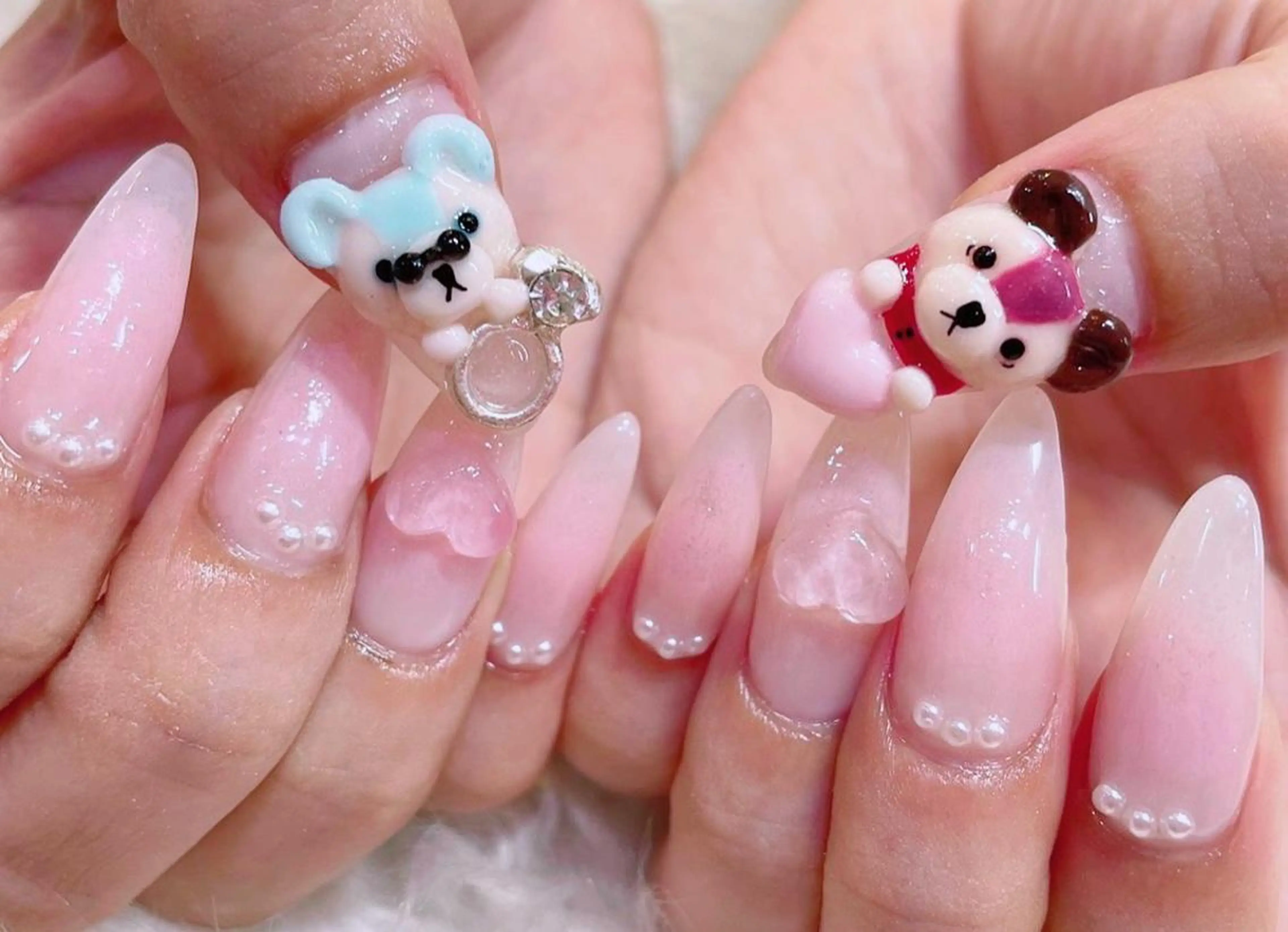 ネイル 成人式 スカルプネイル NAILSGOGO shibuyaのネイルデザイン