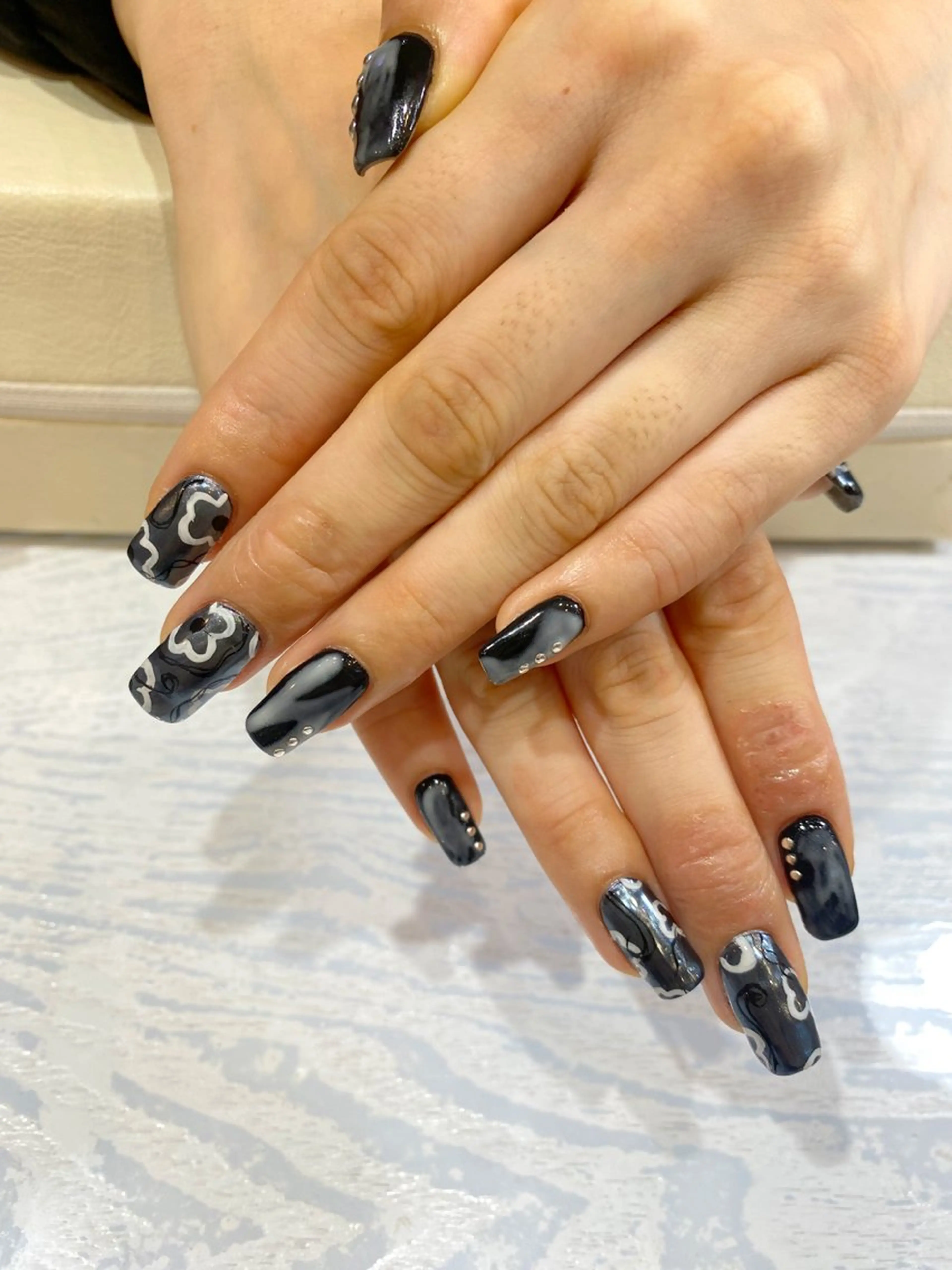 ネイル アートネイル 持ち込み Nest 岩崎のネイルデザイン