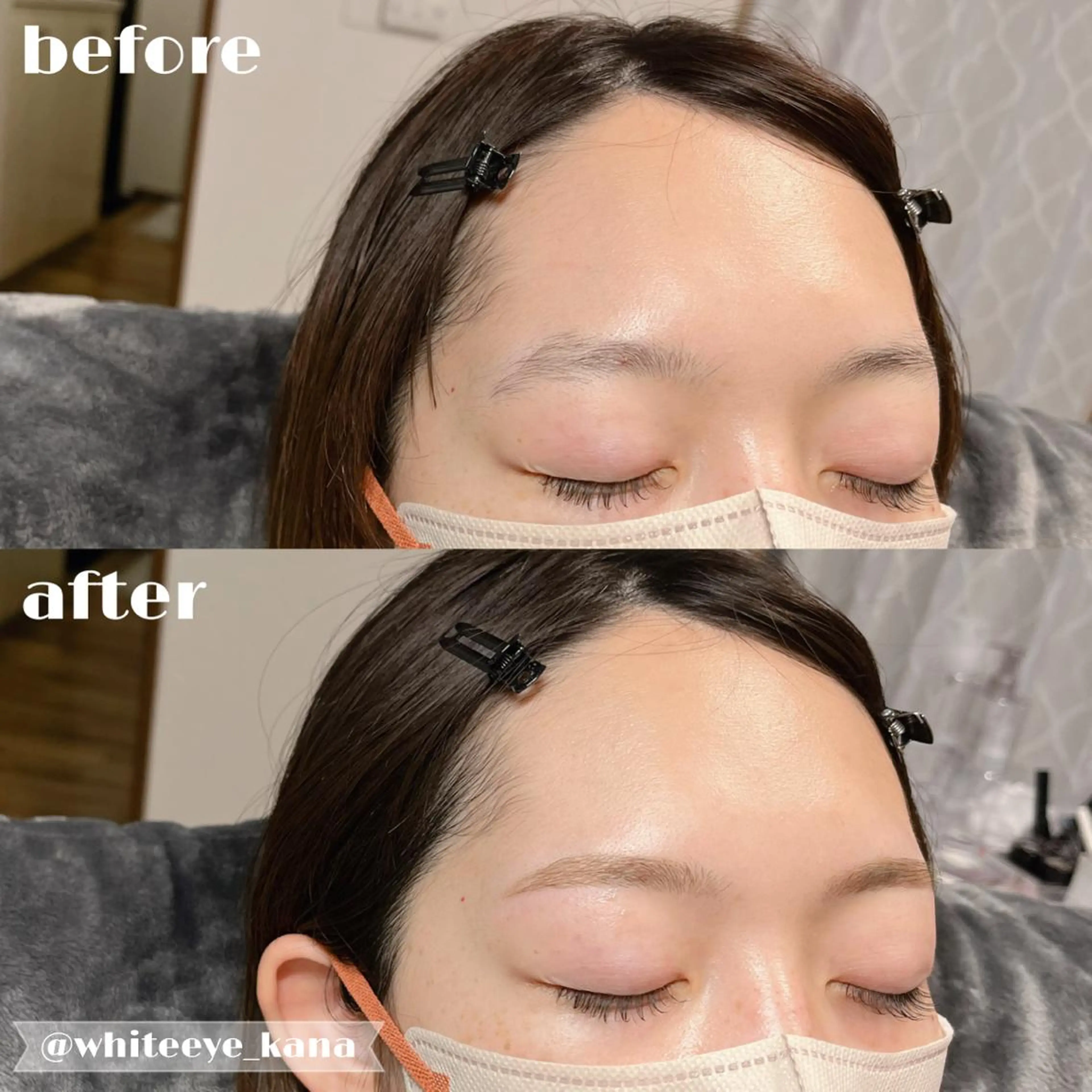 アイブロウ 眉カット 眉毛ワックス脱毛 ワックス脱毛 眉カット その他(アイブロウ) WHITEEYE 🤍KANAの眉毛・アイブロウイメージ