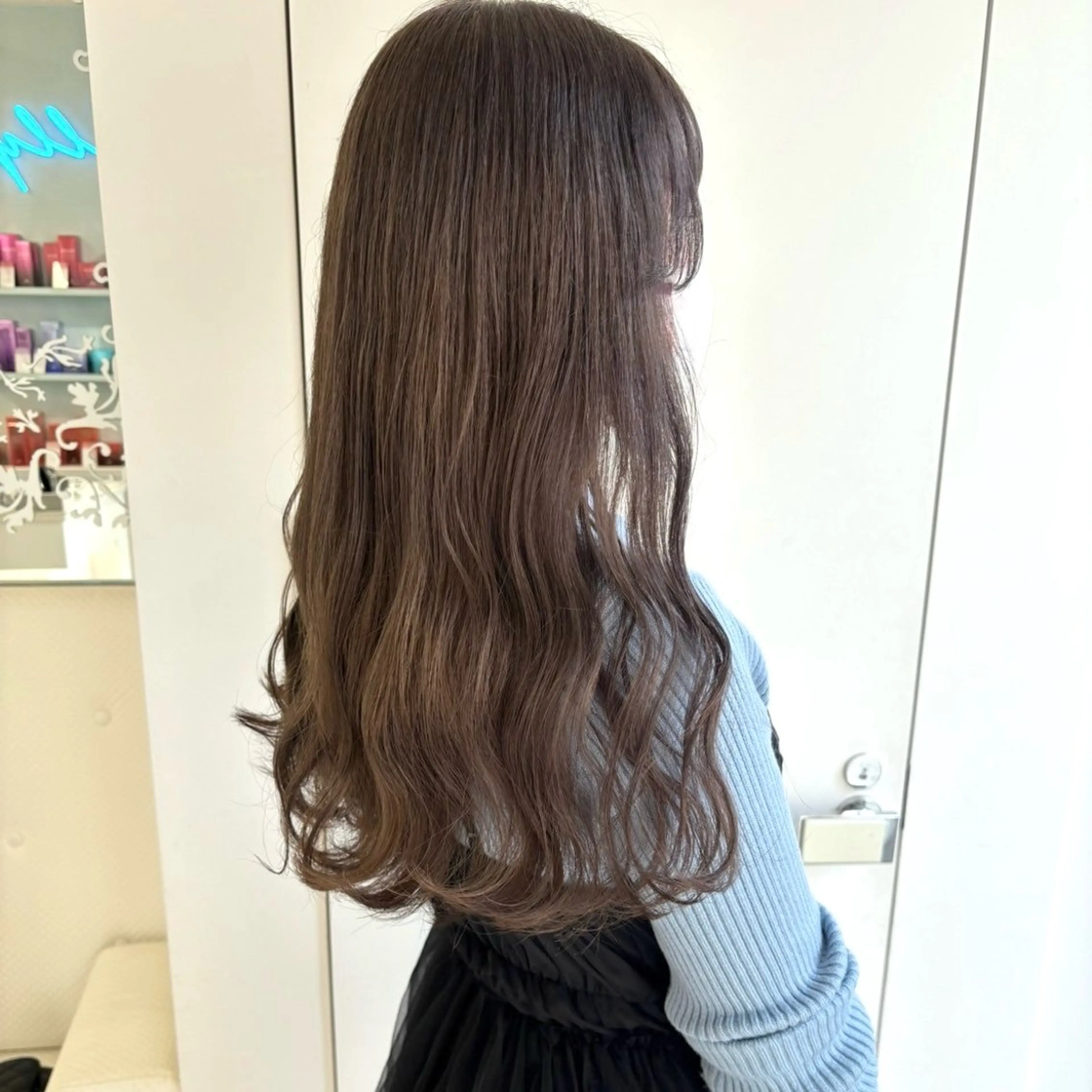 ロング カラー ヘアカラー ParveMix 🐾鳥取彩花のヘアスタイル
