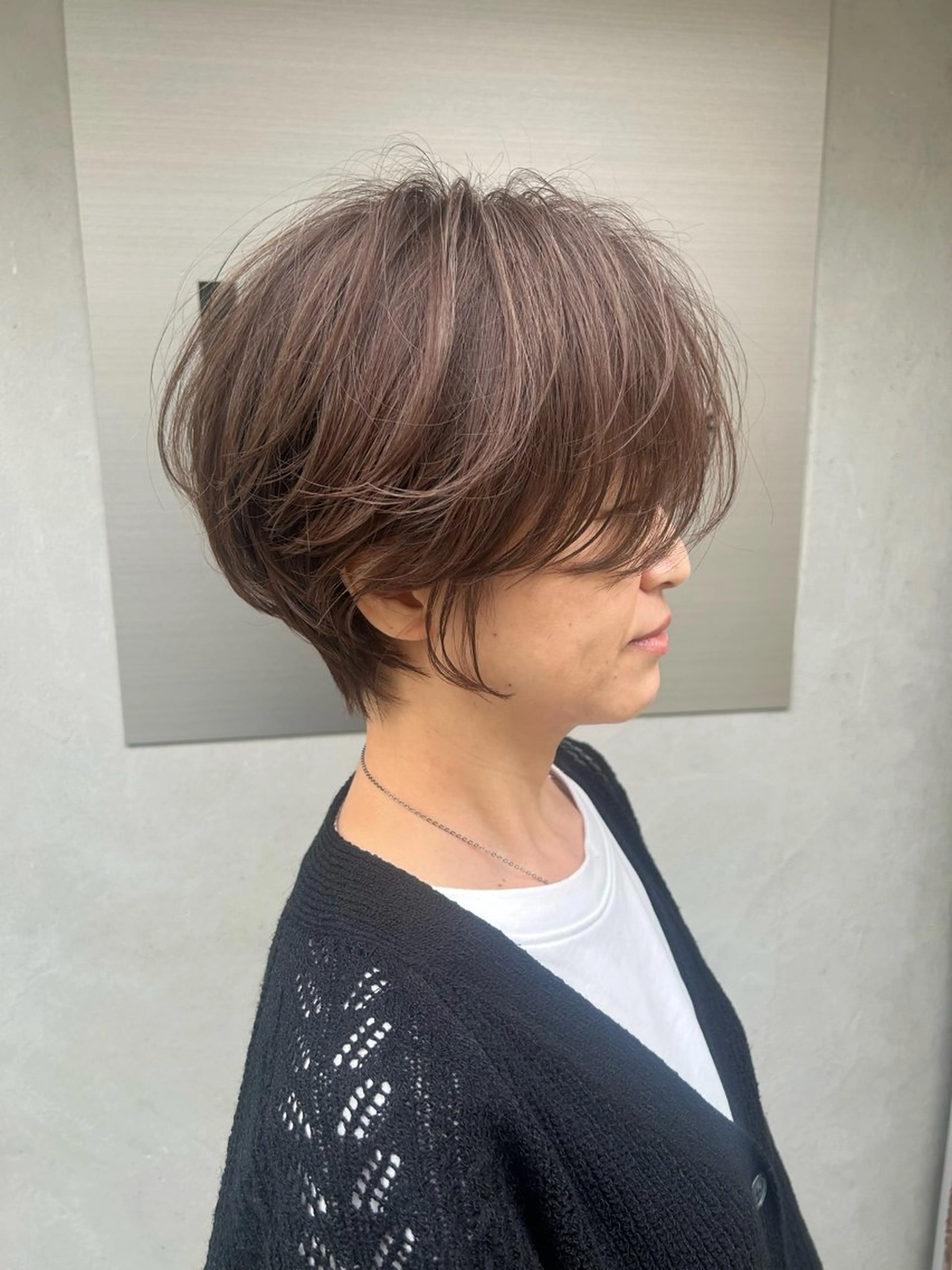 ショート カラー カット ヘアカラー トリートメント lmu by if所属・久保 亮太のヘアスタイル