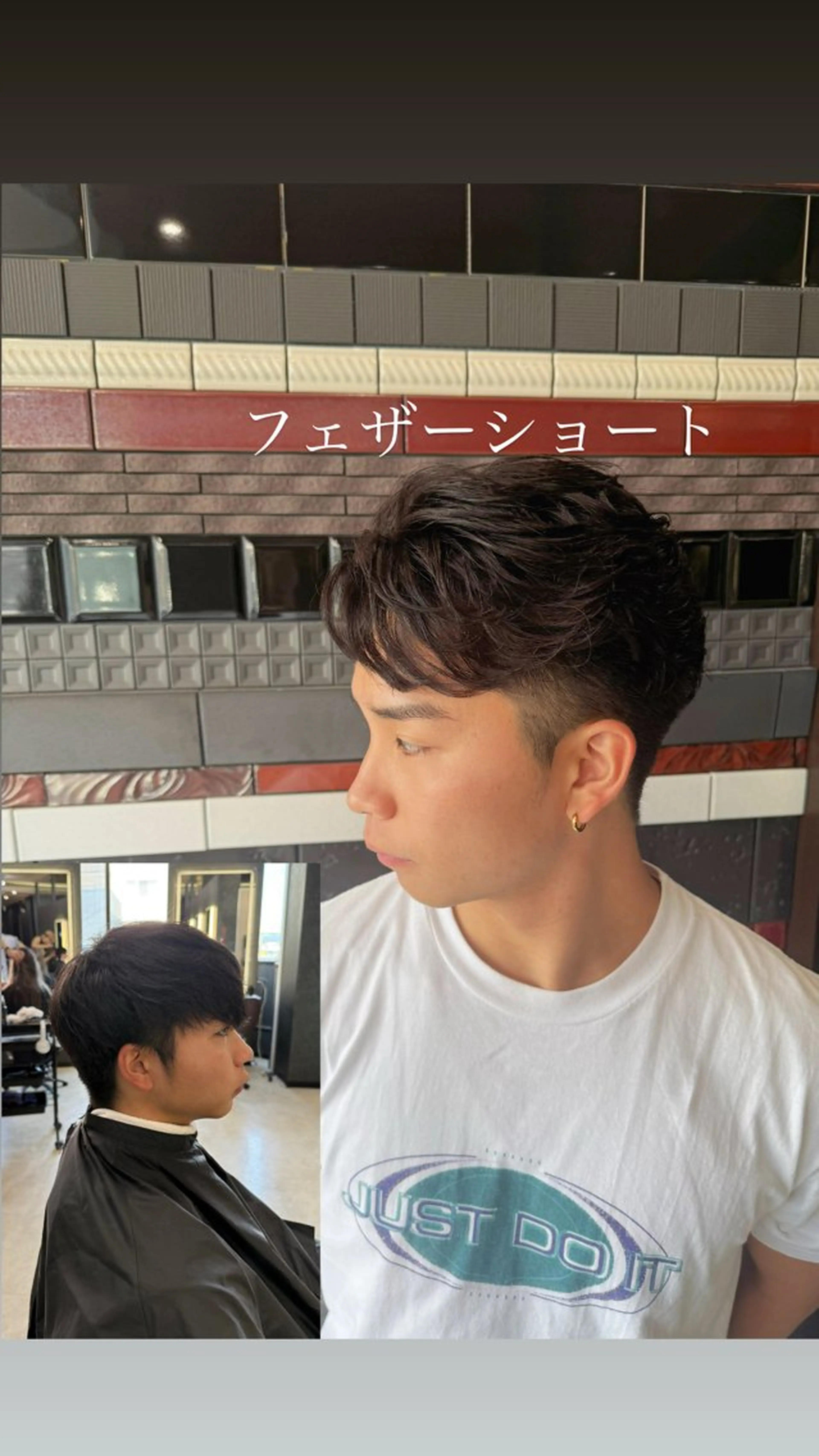 メンズ メンズパーマ 学生（メンズ向け） カット パーマ DESIGN SALON  LIA・デザインサロンリア所属・問屋町/男前製作ルー ム/メンズ特化/賢佑のヘアスタイル