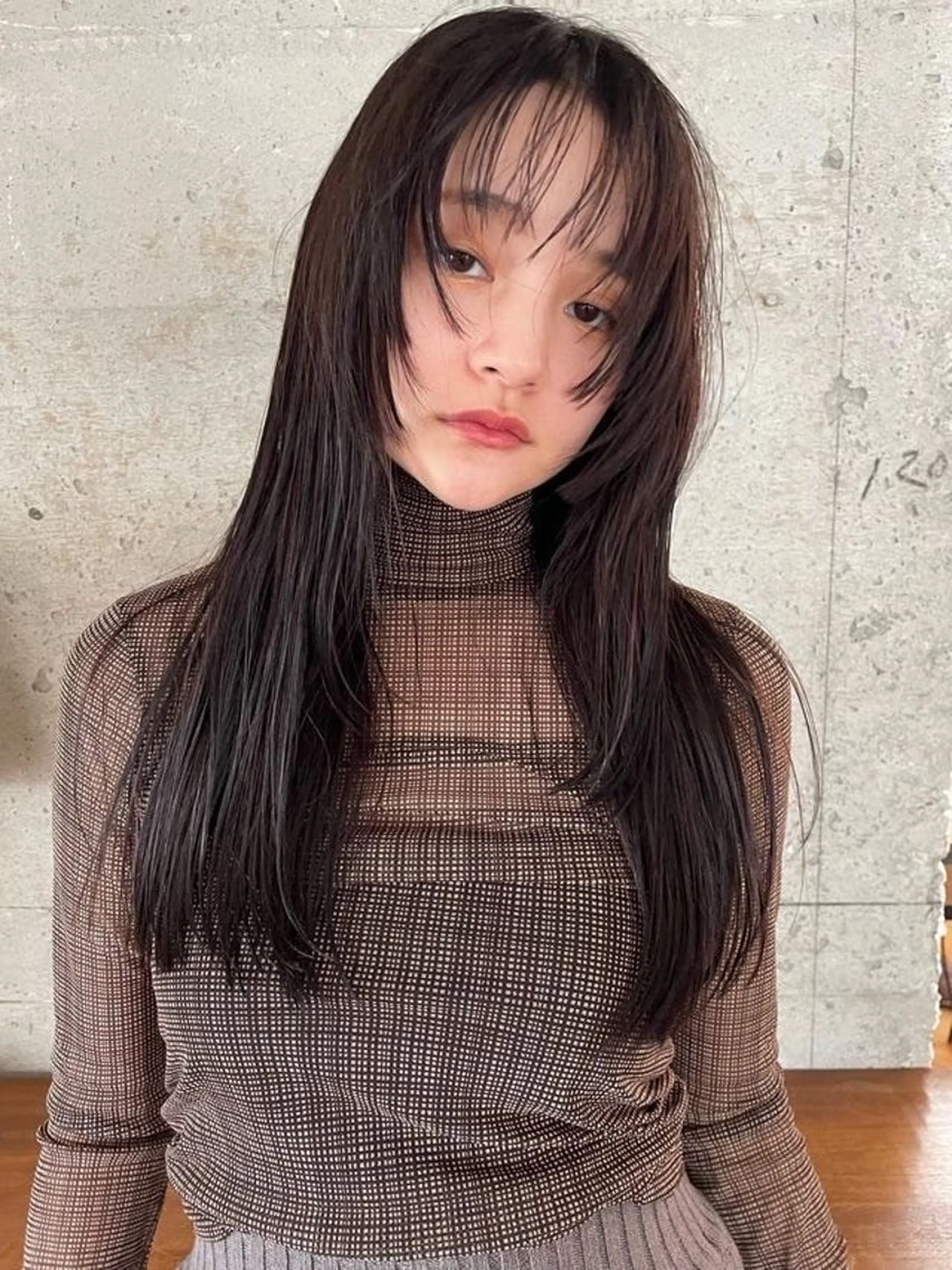 ロング マナミ パーマモデル募集💫のヘアスタイル