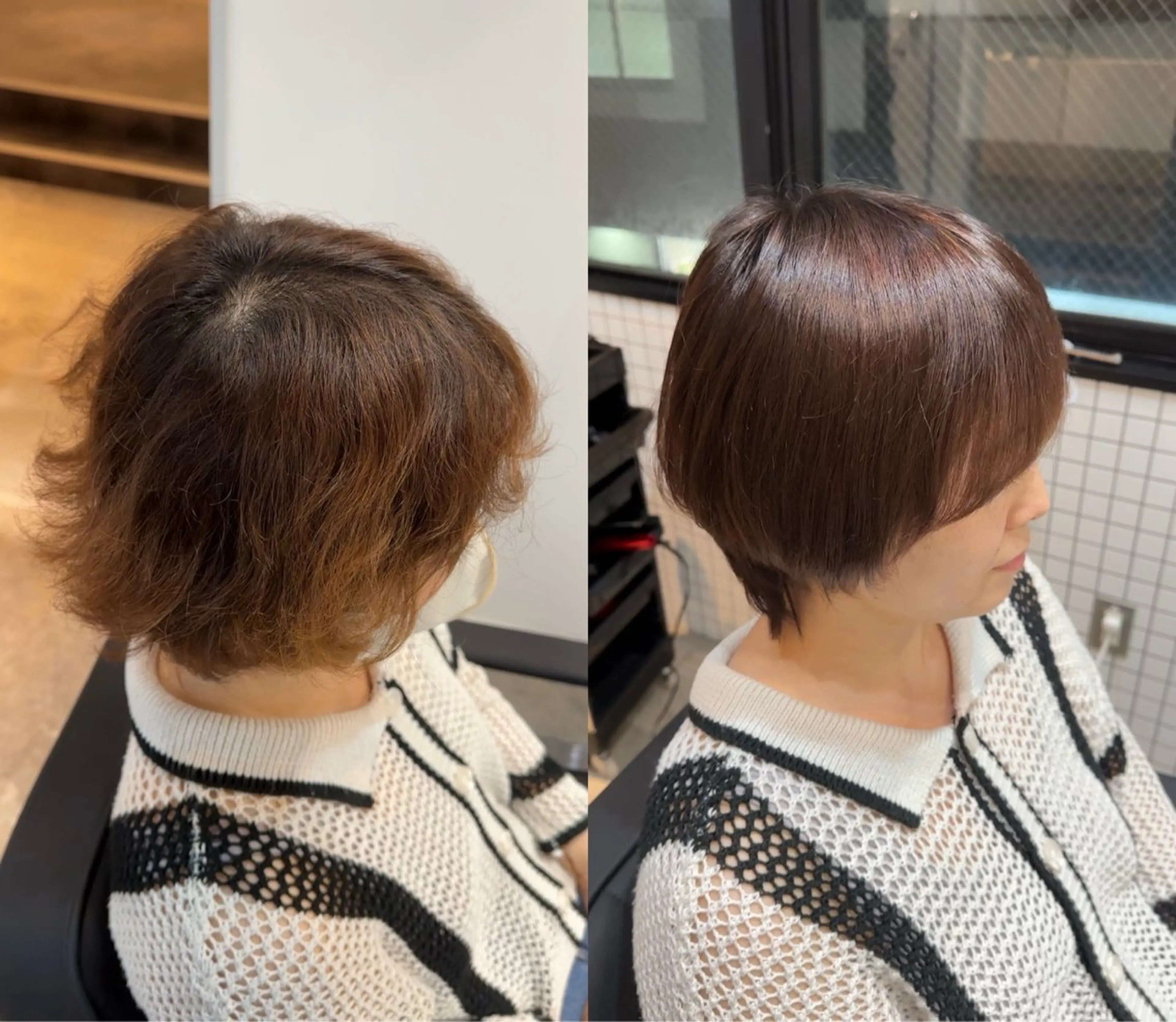 ショート 縮毛矯正 カット ヘアカラー 縮毛矯正 髪質改善＆縮毛矯正専門店LAMRON所属・☁究極自然な縮毛矯正 ︎︎☁横山寛人︎︎☁のヘアスタイル