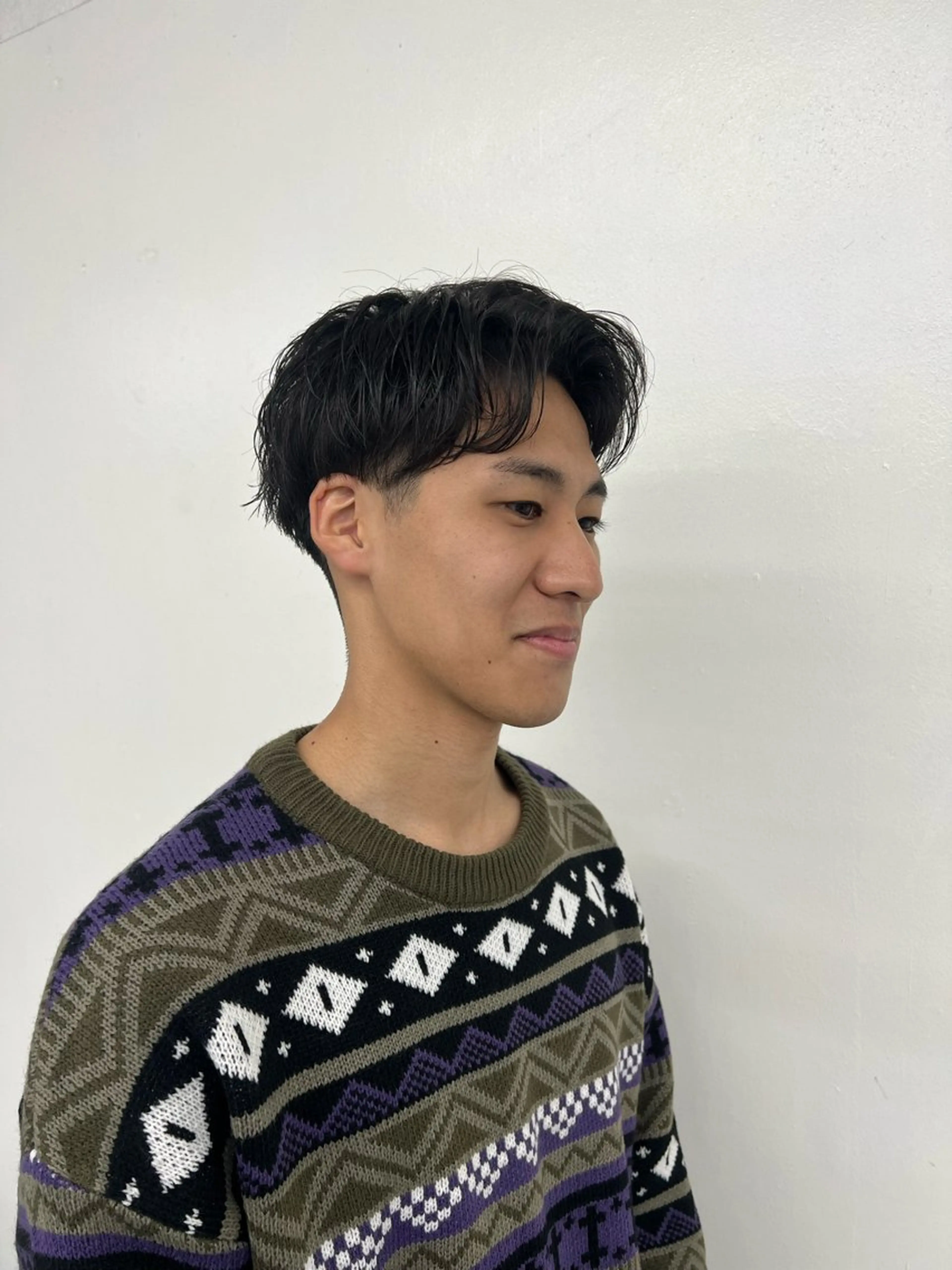 メンズ メンズ就活ヘア 柏メンズパーマ特化 蛯谷  晃裕のヘアスタイル