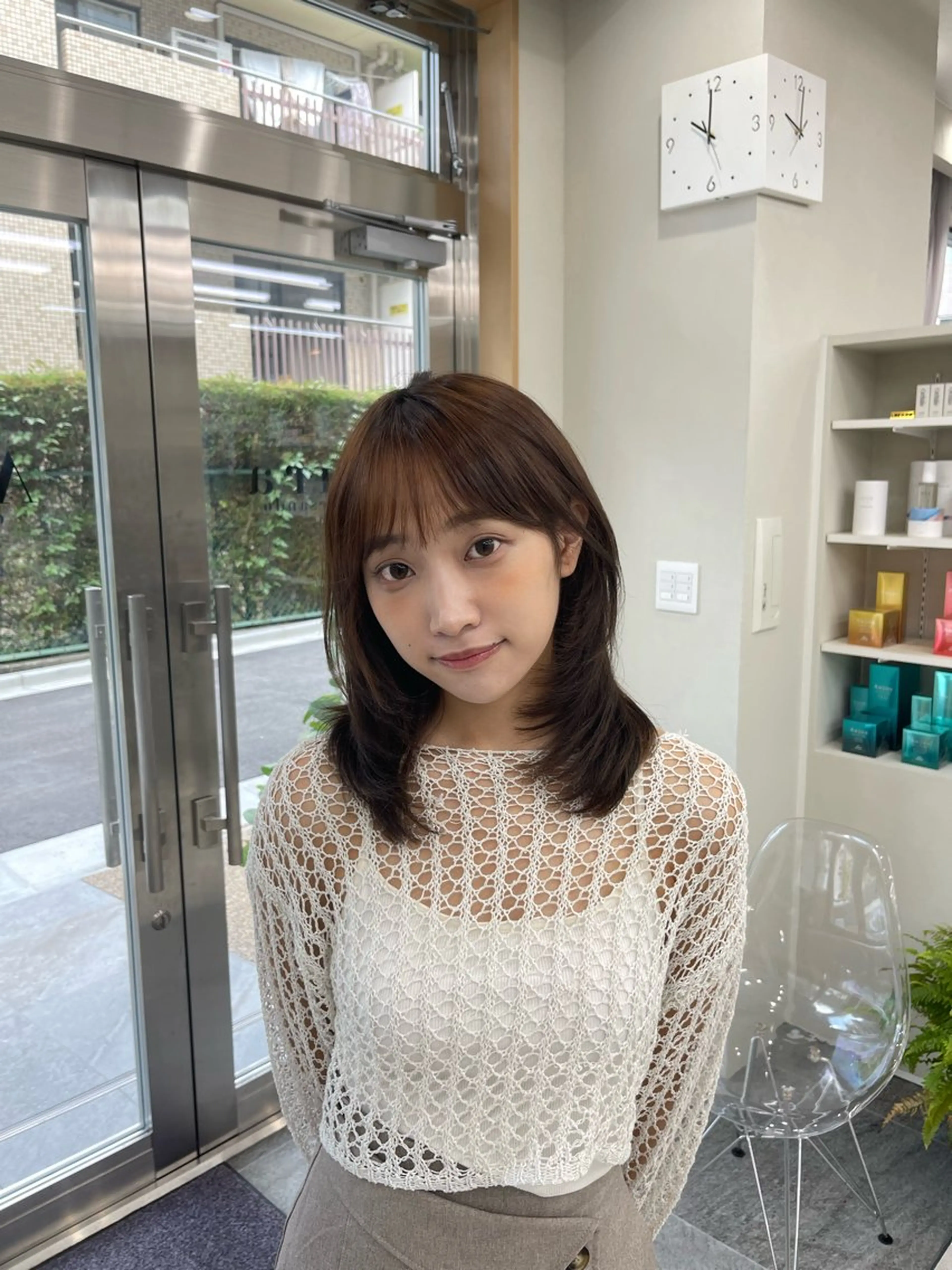 ミディアム 透明感カラー🎨 磯部拓磨のヘアスタイル