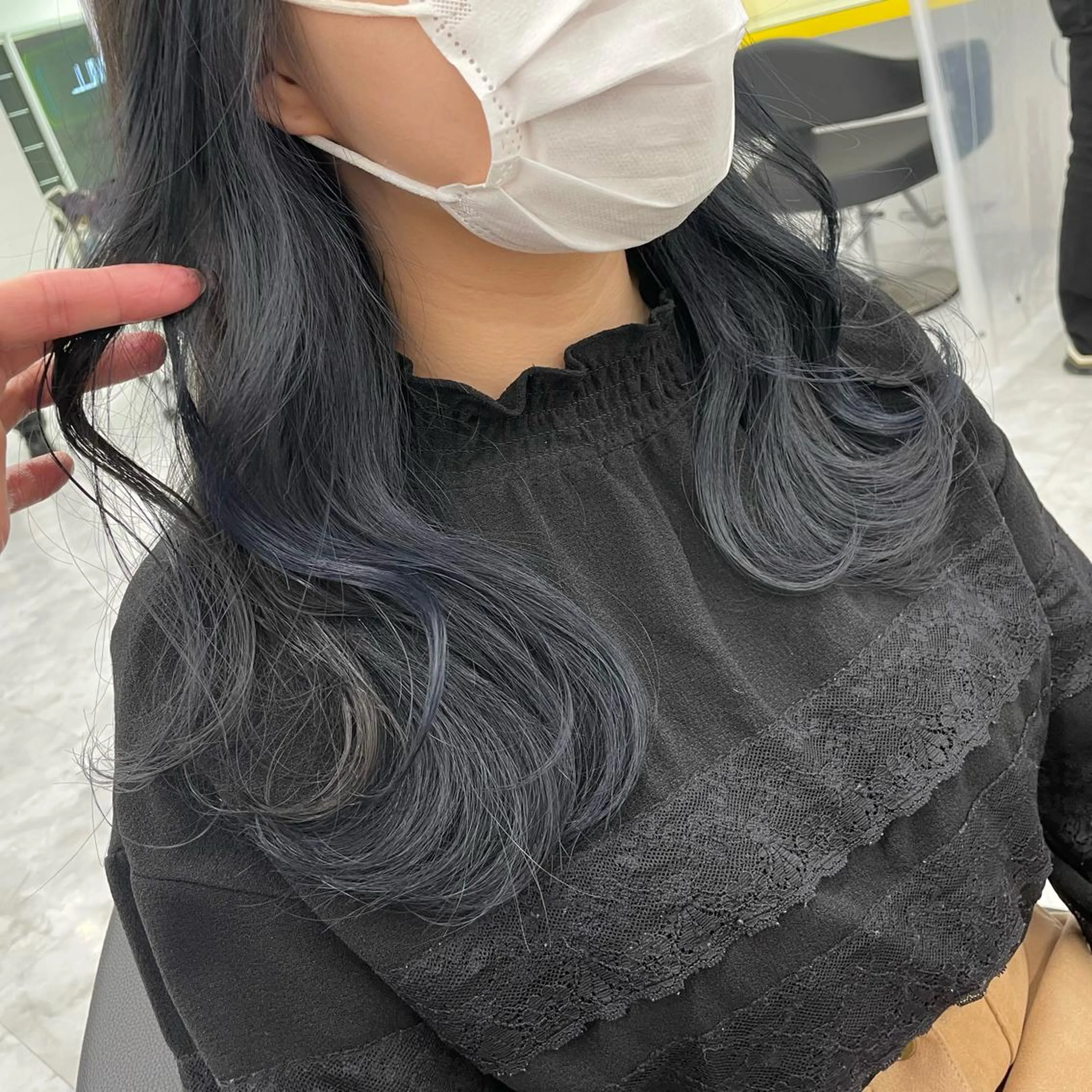 ミディアム カラー パーマ ヘアアレンジ メンズ ヘアカラー トリートメント ヘッドスパ ヘアセット 💜寒色特化 門脇誠弥💜のヘアスタイル