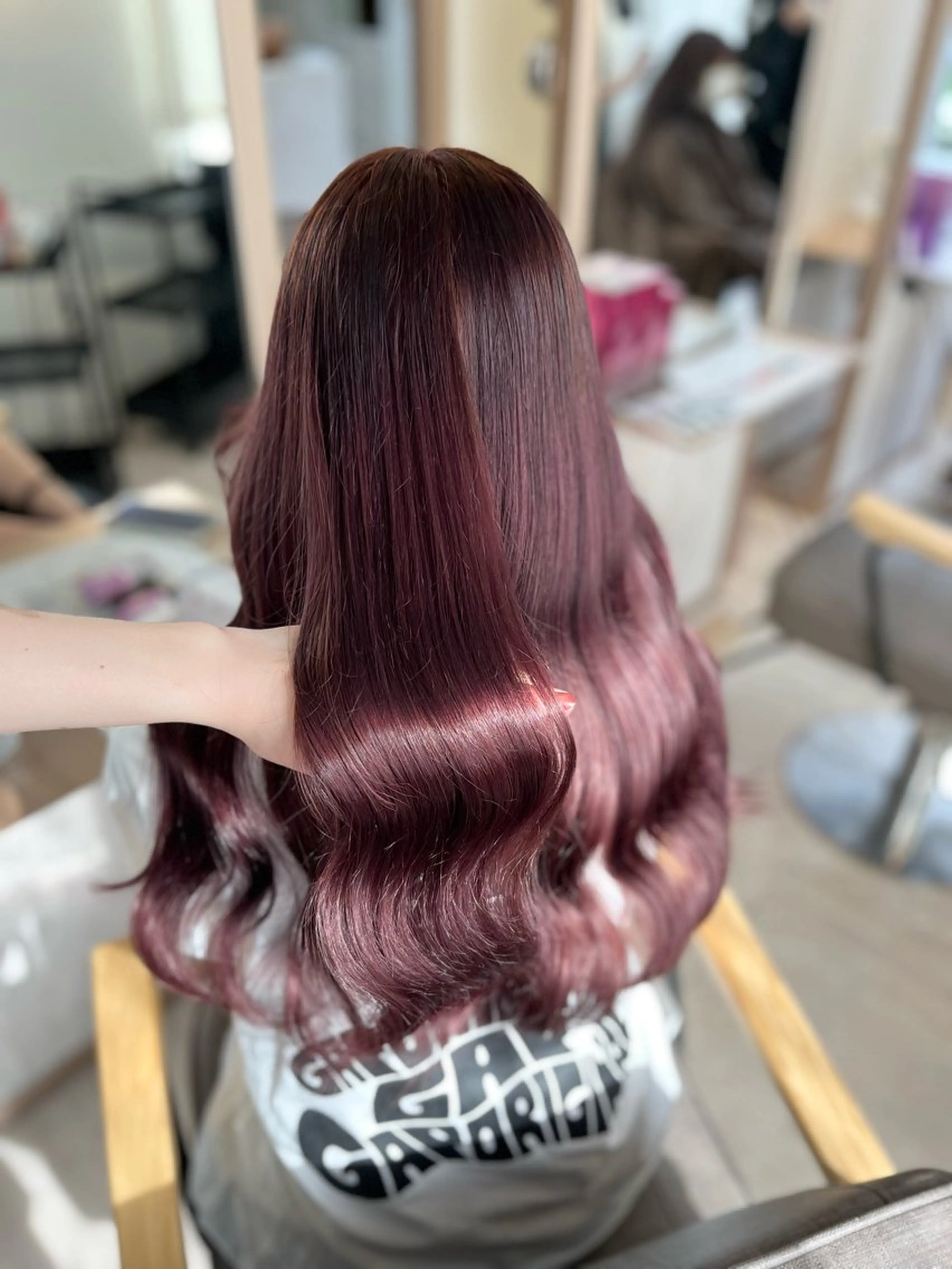 ロング カラー elubylovis mana💜のヘアスタイル