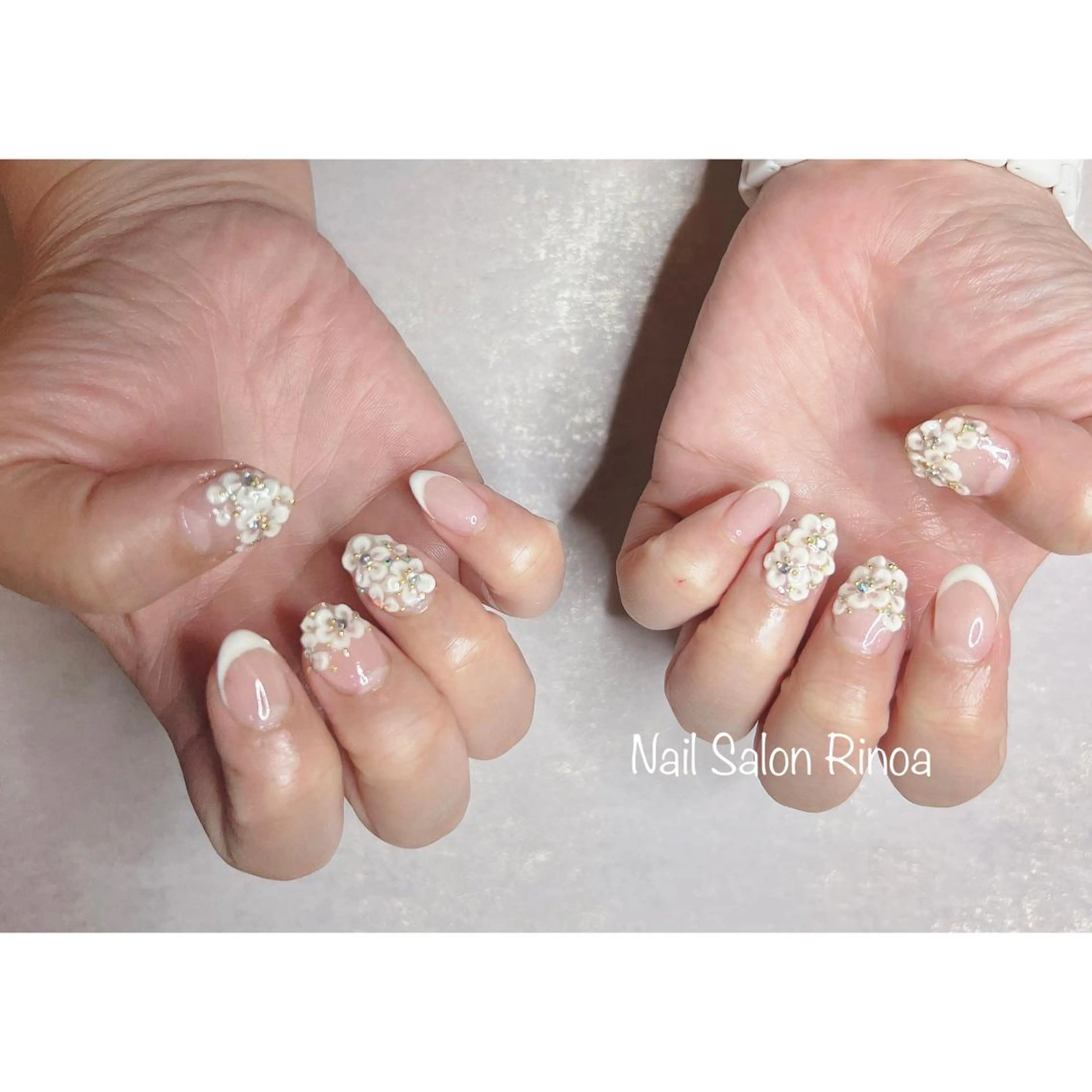 ネイル フラワーネイル Nail Salon Rinoaのネイルデザイン