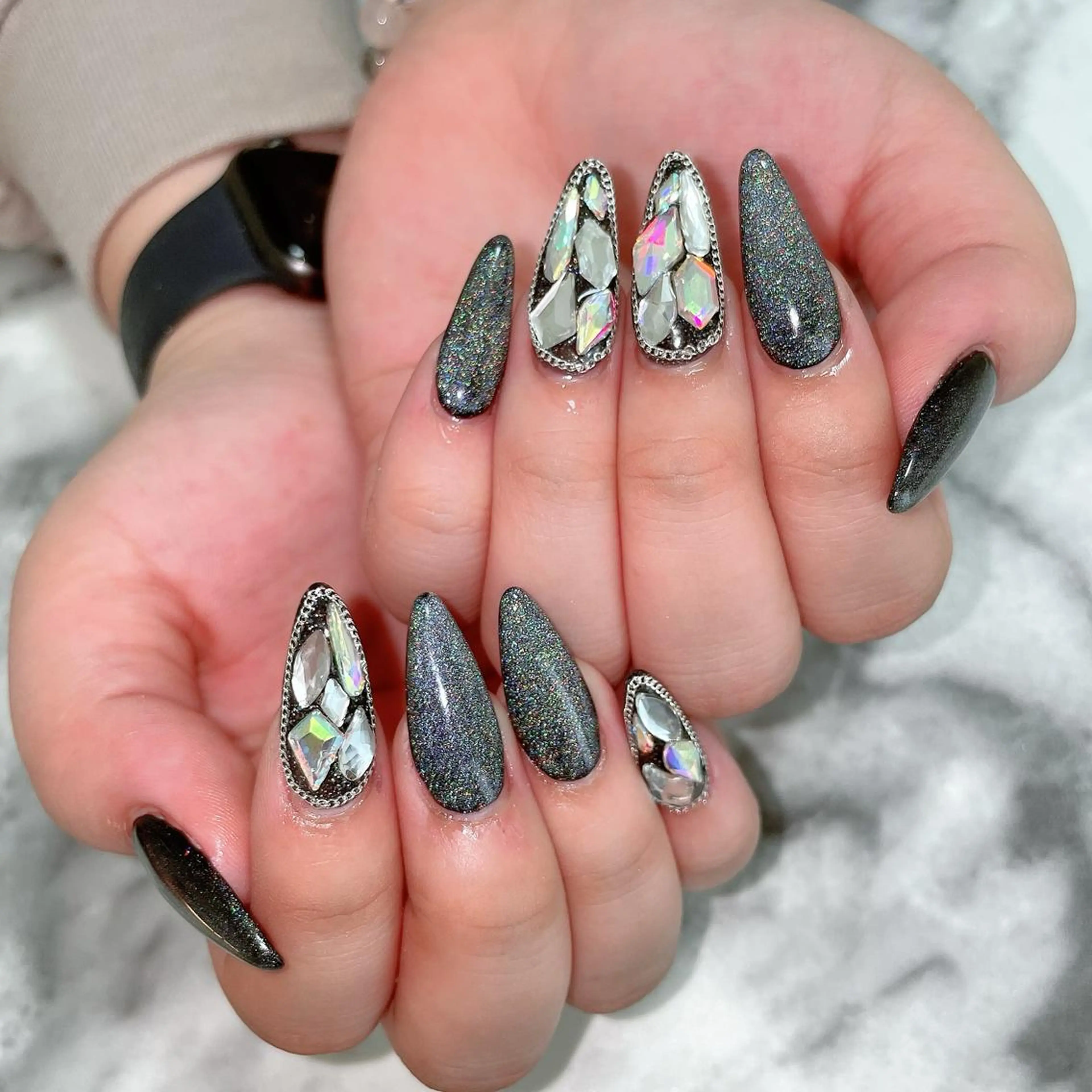 ネイル マグネットネイル ハンドネイル Kayo nailのネイルデザイン