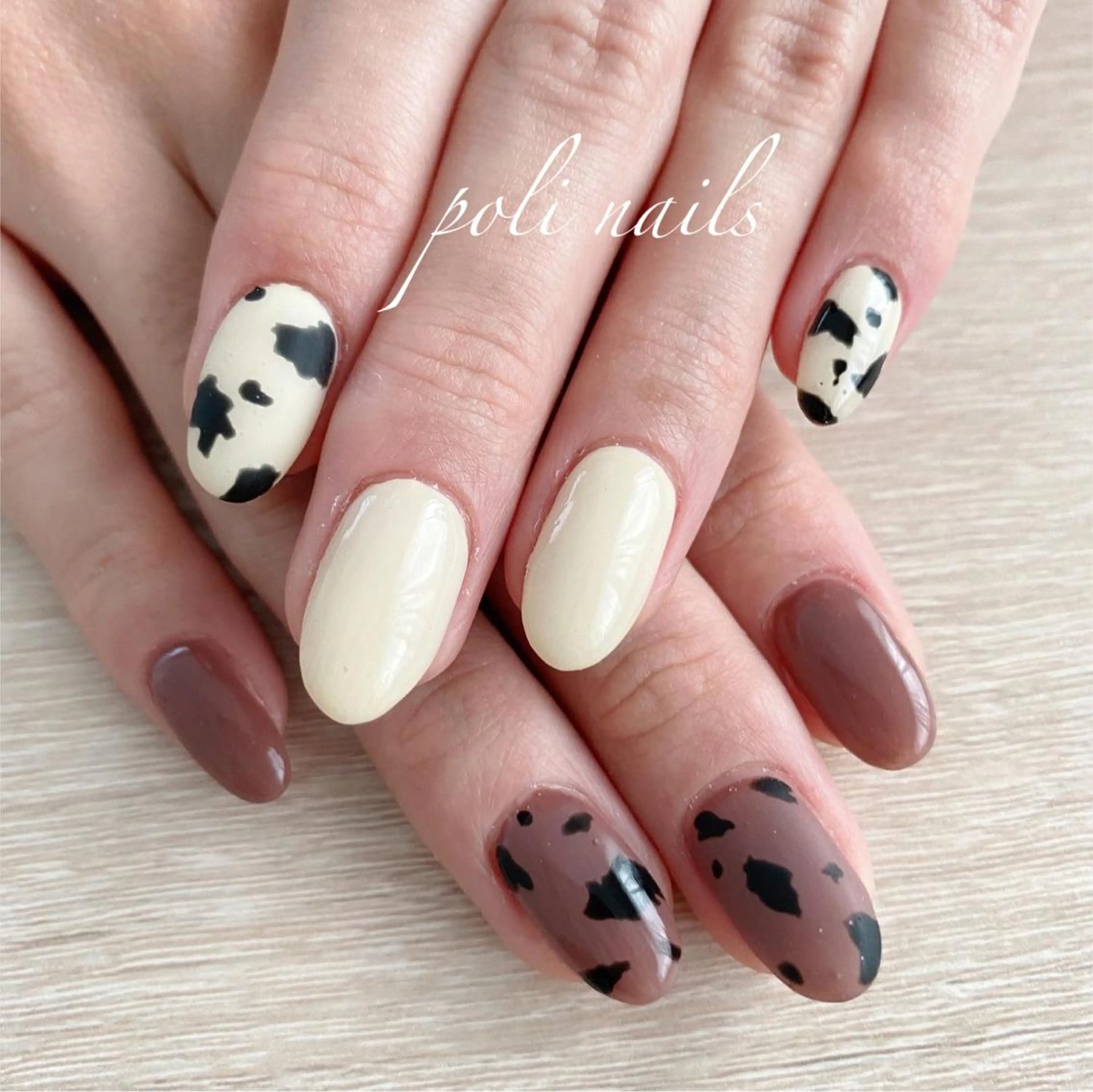 ネイル マットネイル ハンドネイル poli nailsのネイルデザイン