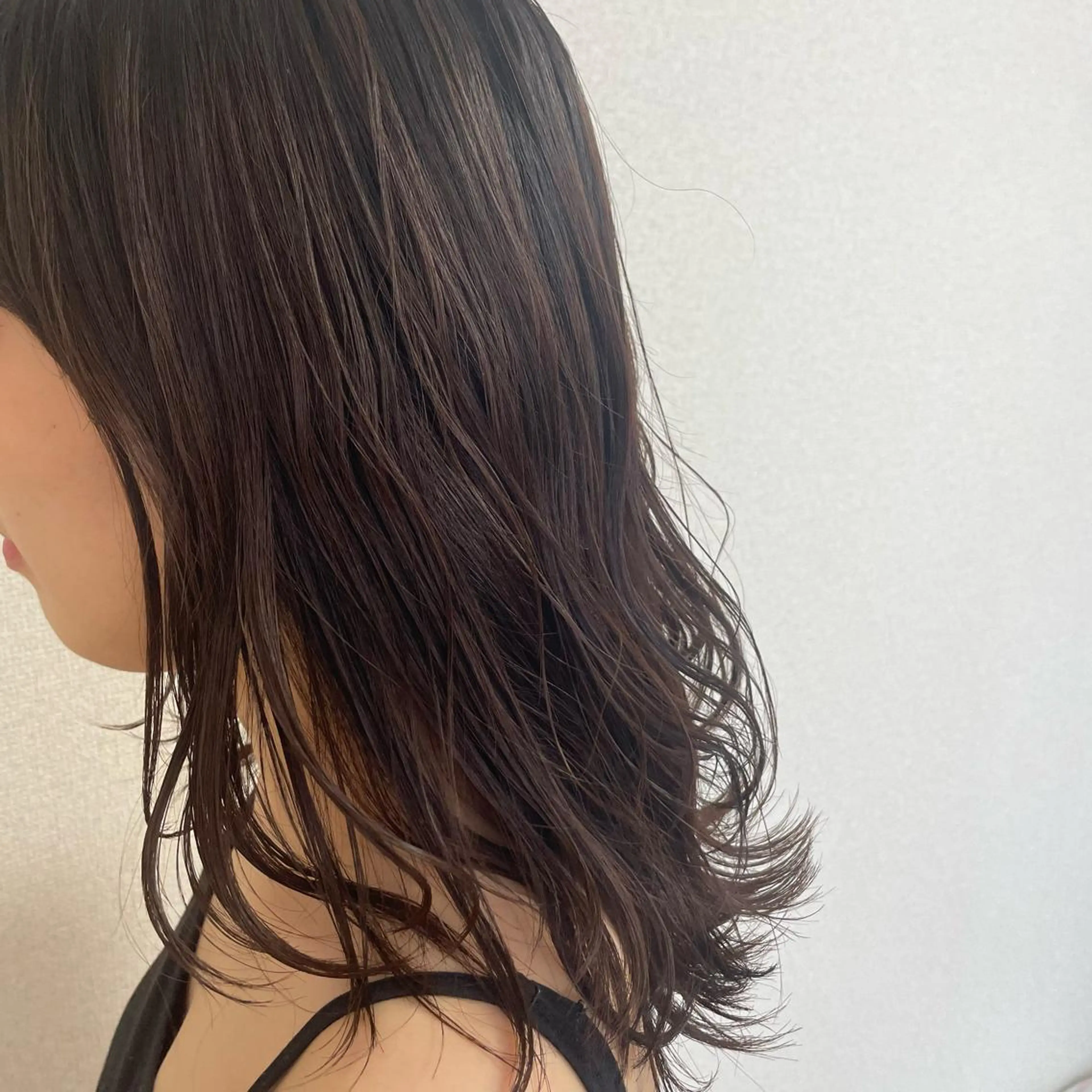 セミロング パーマ/ボブ/ ヘルシーカラー/風花のヘアスタイル