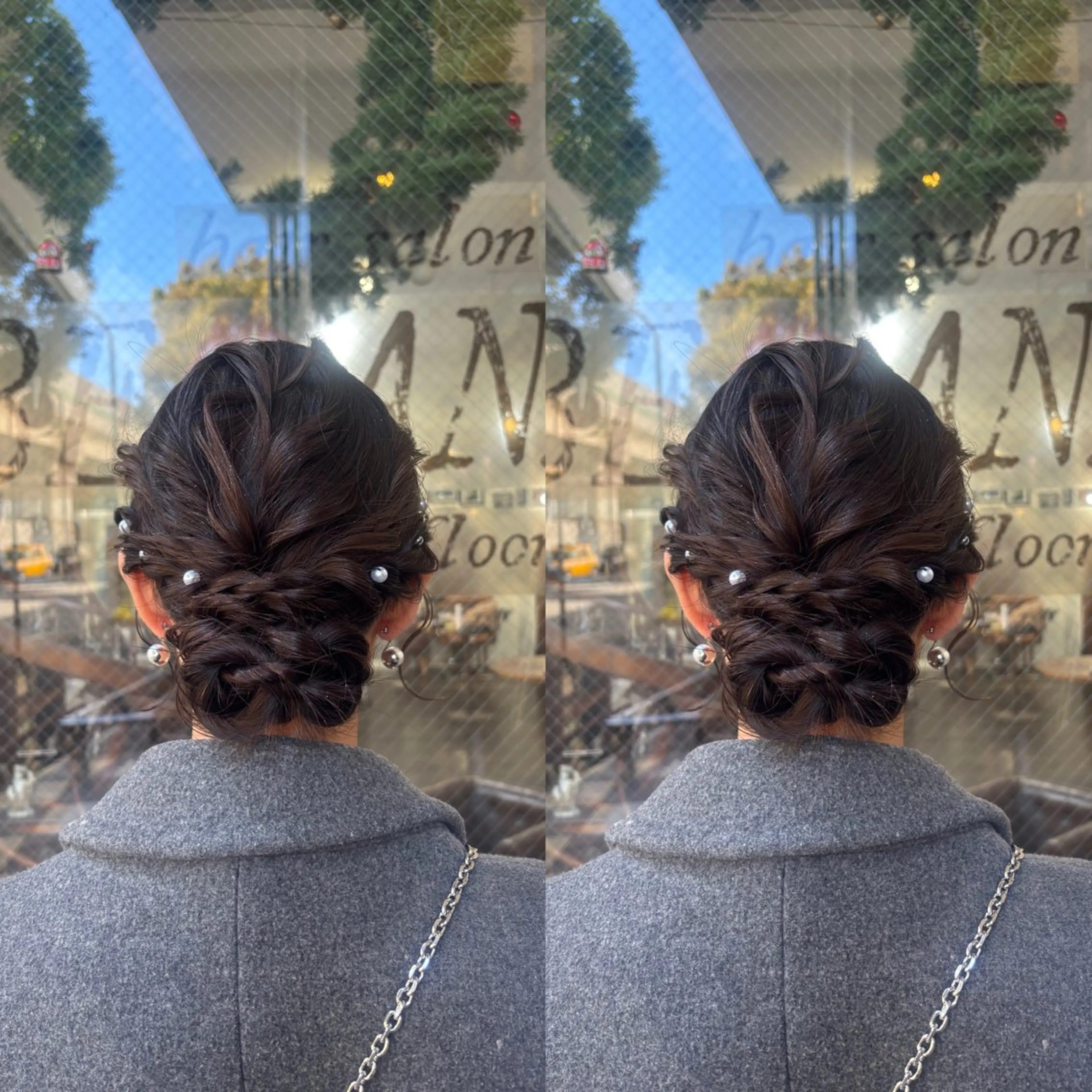 ミディアム ヘアアレンジ ヘアセット ☻モエカ/石川町 元町中華街☻のヘアスタイル
