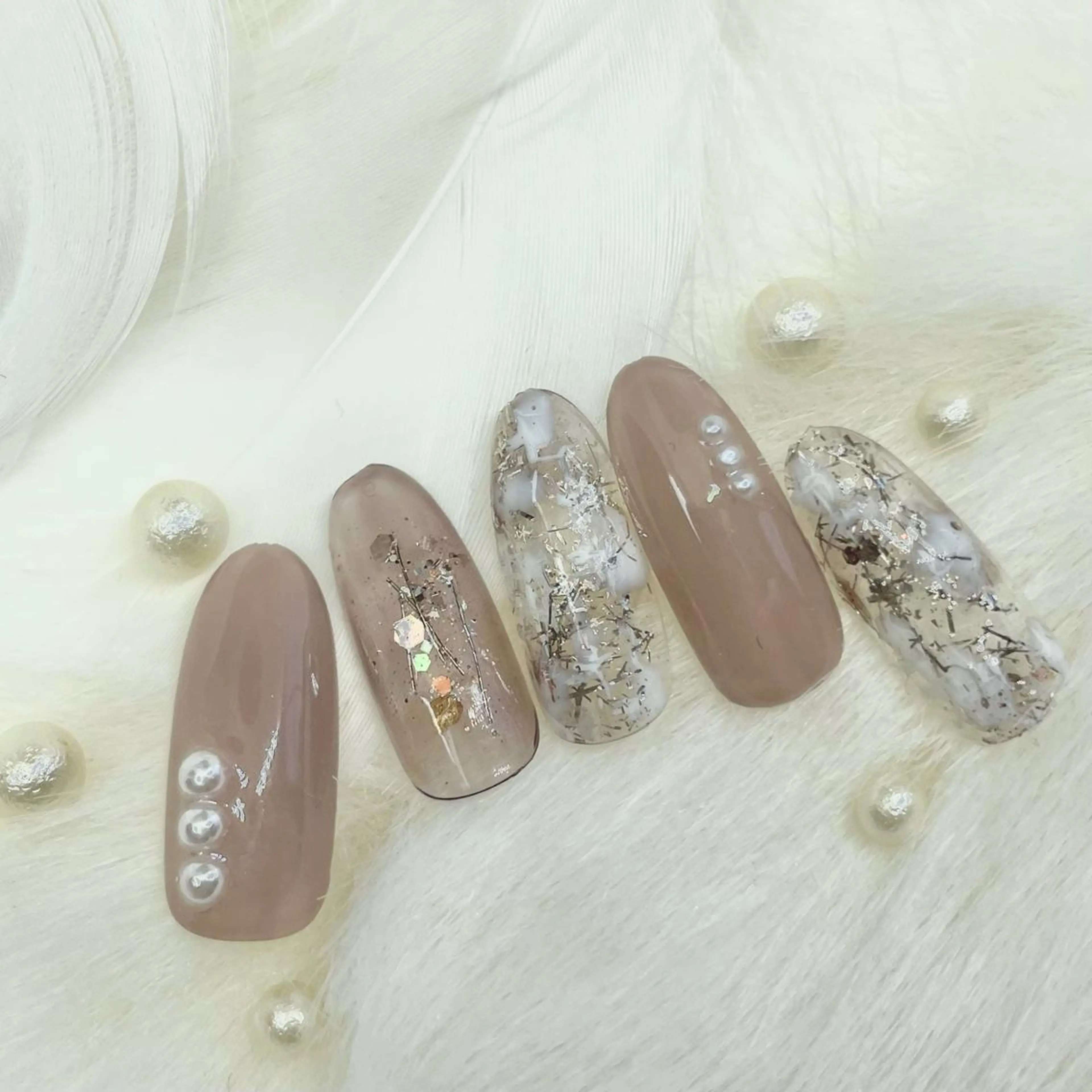 ネイル アートネイル スカルプネイル ハンドネイル A85G ayakoのネイルデザイン