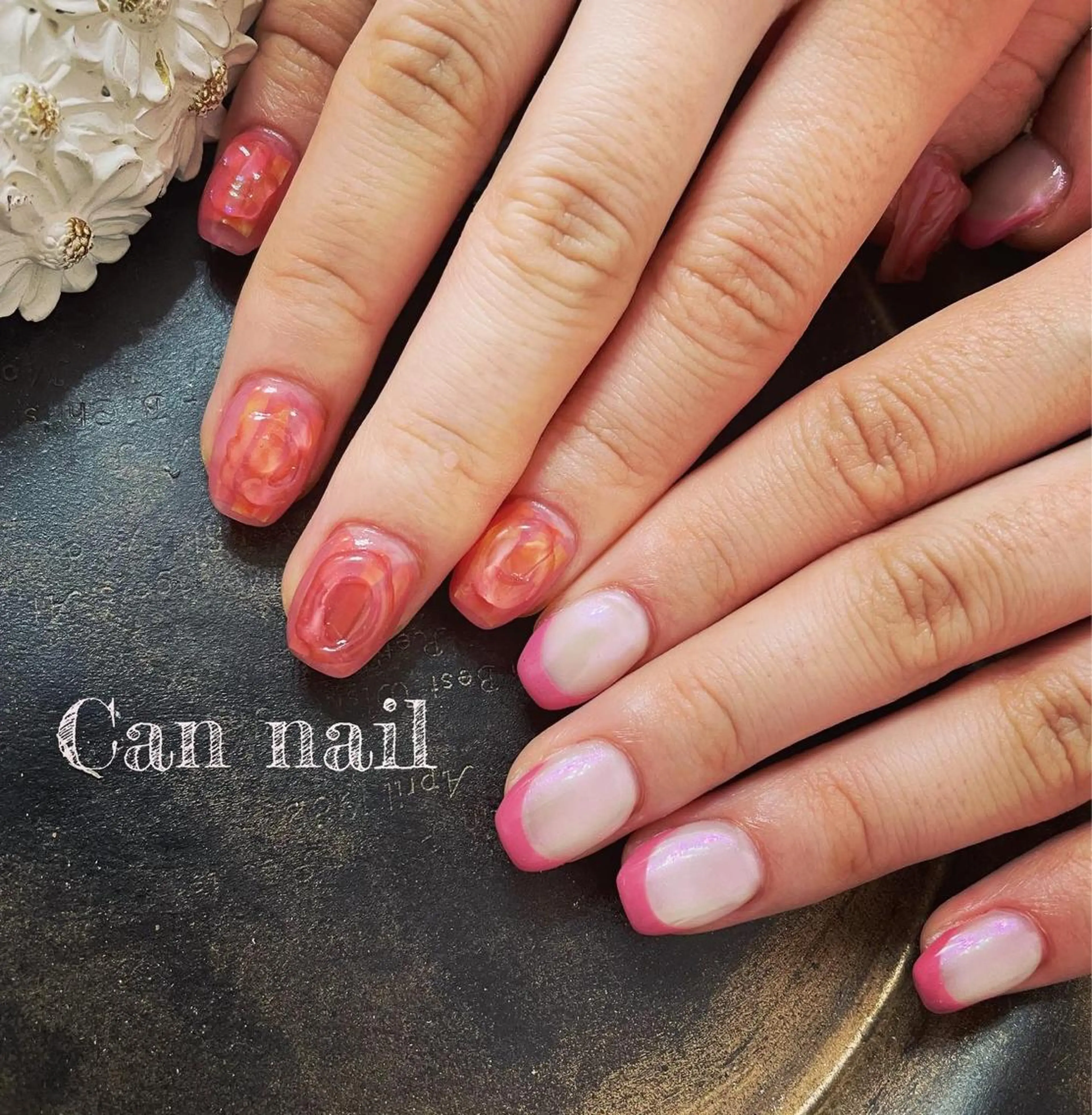 ミディアム ネイル Parfum パルファンのネイルデザイン