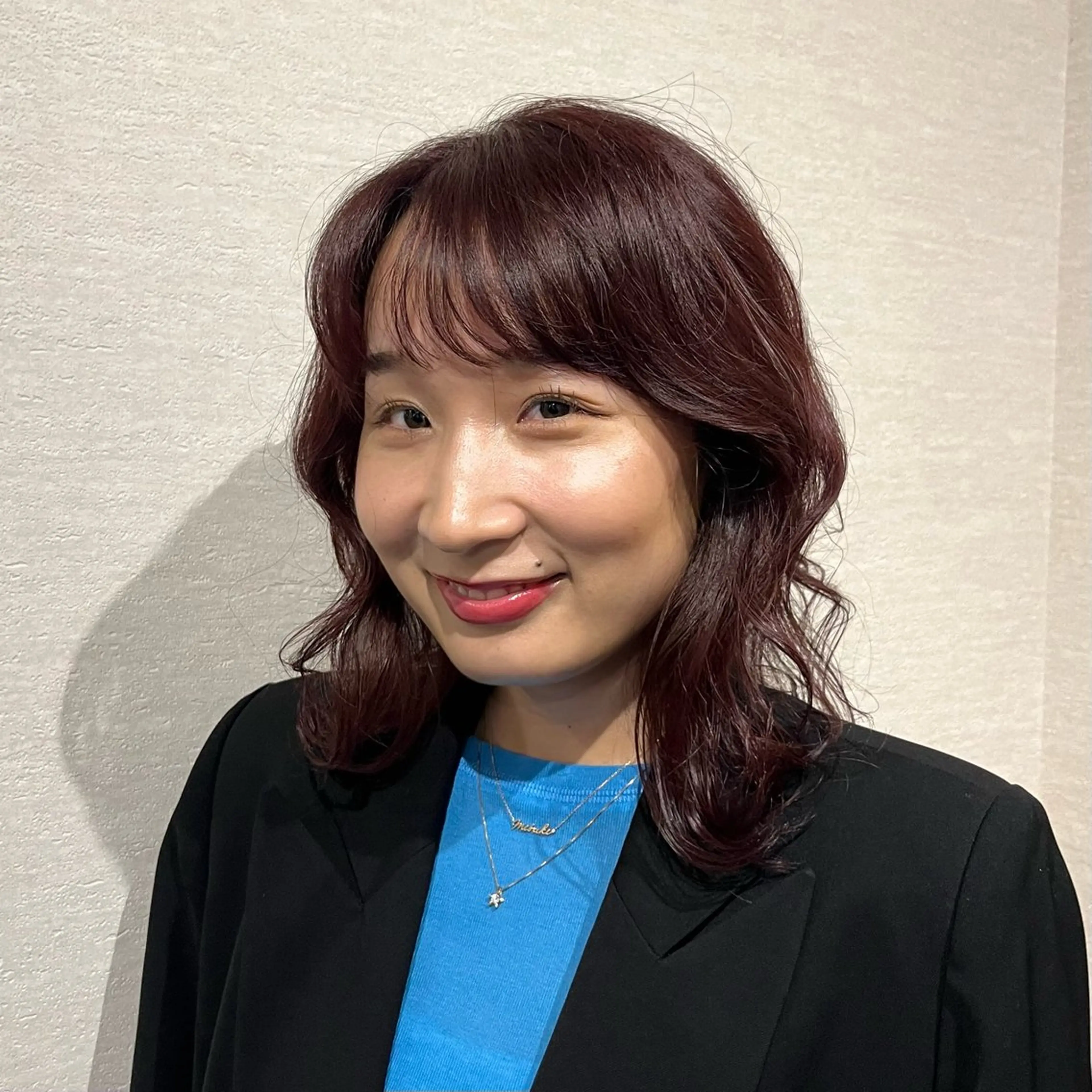 ミディアム パーマ カット パーマ Chic 押上 山口 卓朗のヘアスタイル