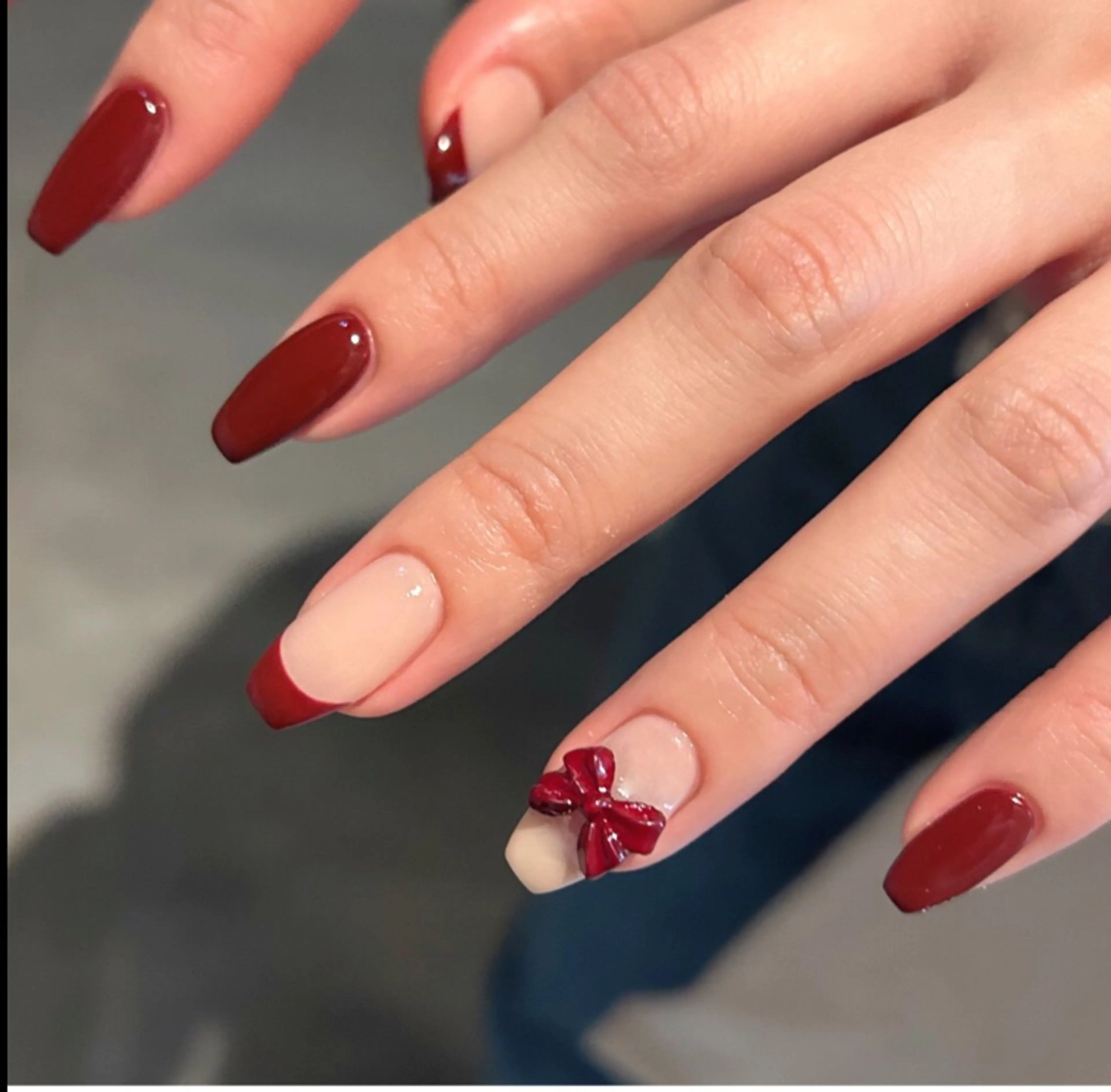 ネイル 長さ出し グラデーション キラキラネイル 韓国ネイル ラメ(グリッター) ハンドネイル ハンドケア Chisa Nail Studio所属・リ リのネイルデザイン