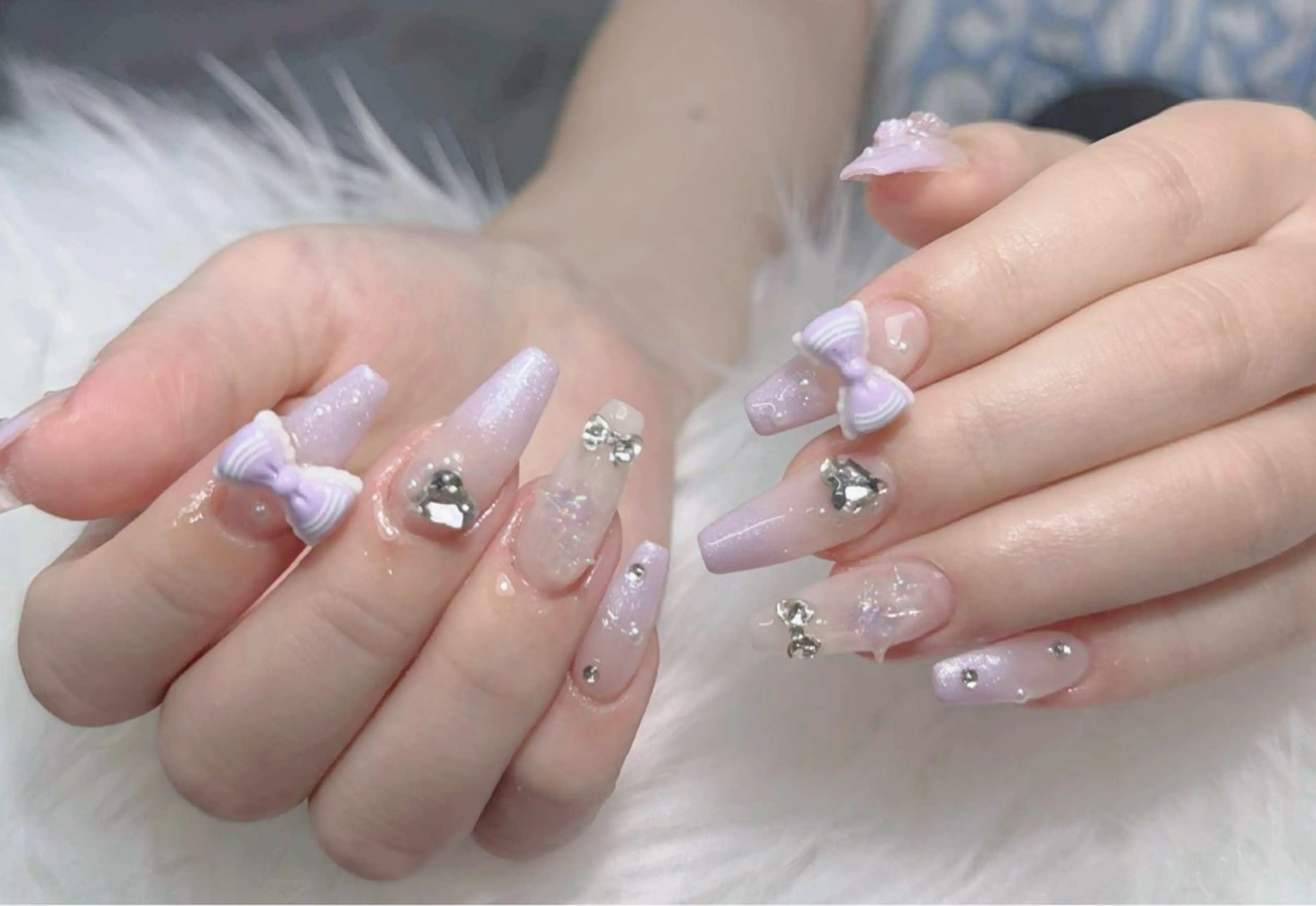 ネイル アートネイル フレンチネイル ジェルネイル 韓国ネイル マグネットネイル ハンドネイル Lenie Nail Salonのネイルデザイン