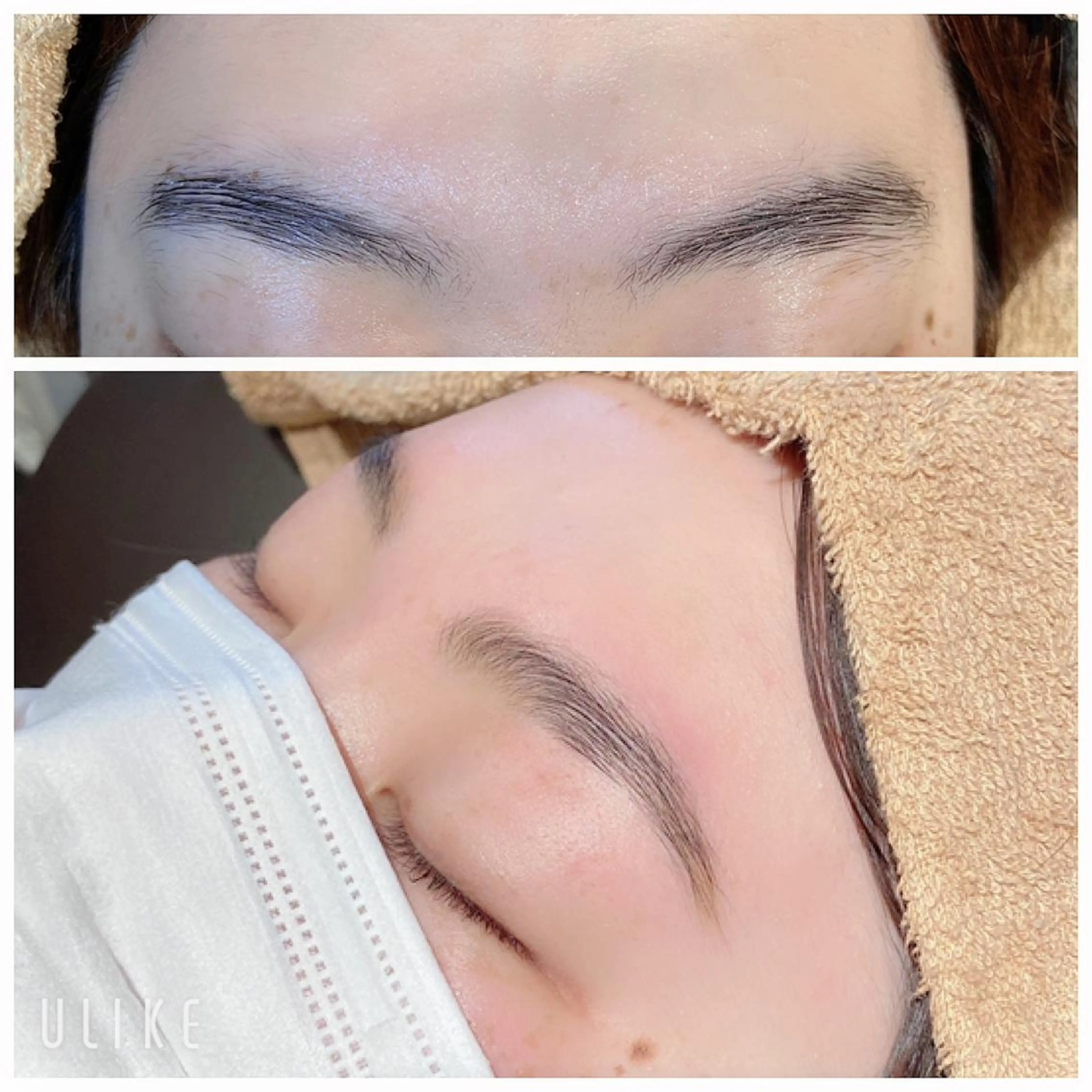 眉カット&ワックス脱毛✨メイクまでのお仕上げ✨の写真