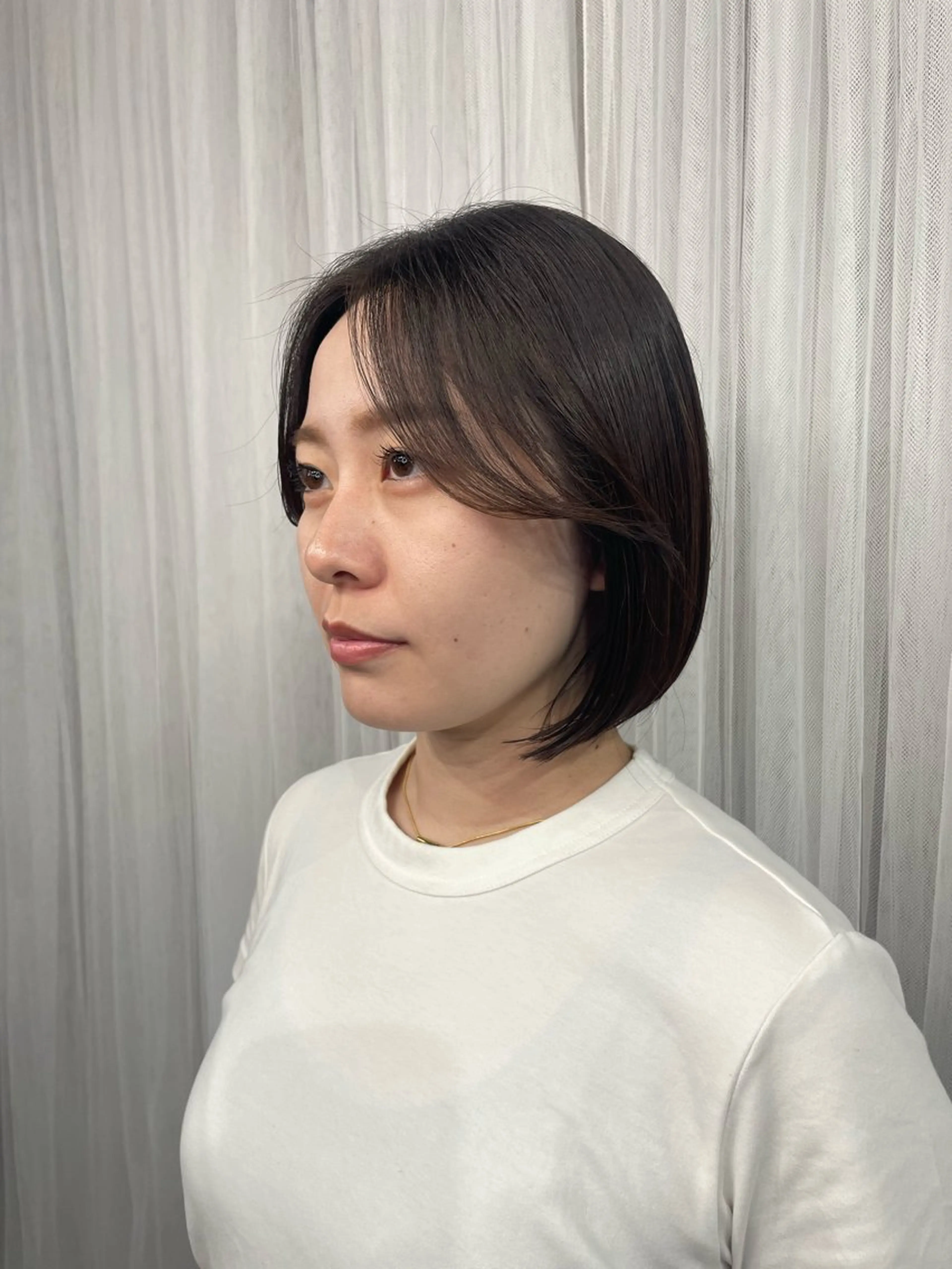 ショート ボブレイヤー ボブ 顔まわりレイヤー 顔周りカット レイヤーカット カット 手塚 由佳のヘアスタイル