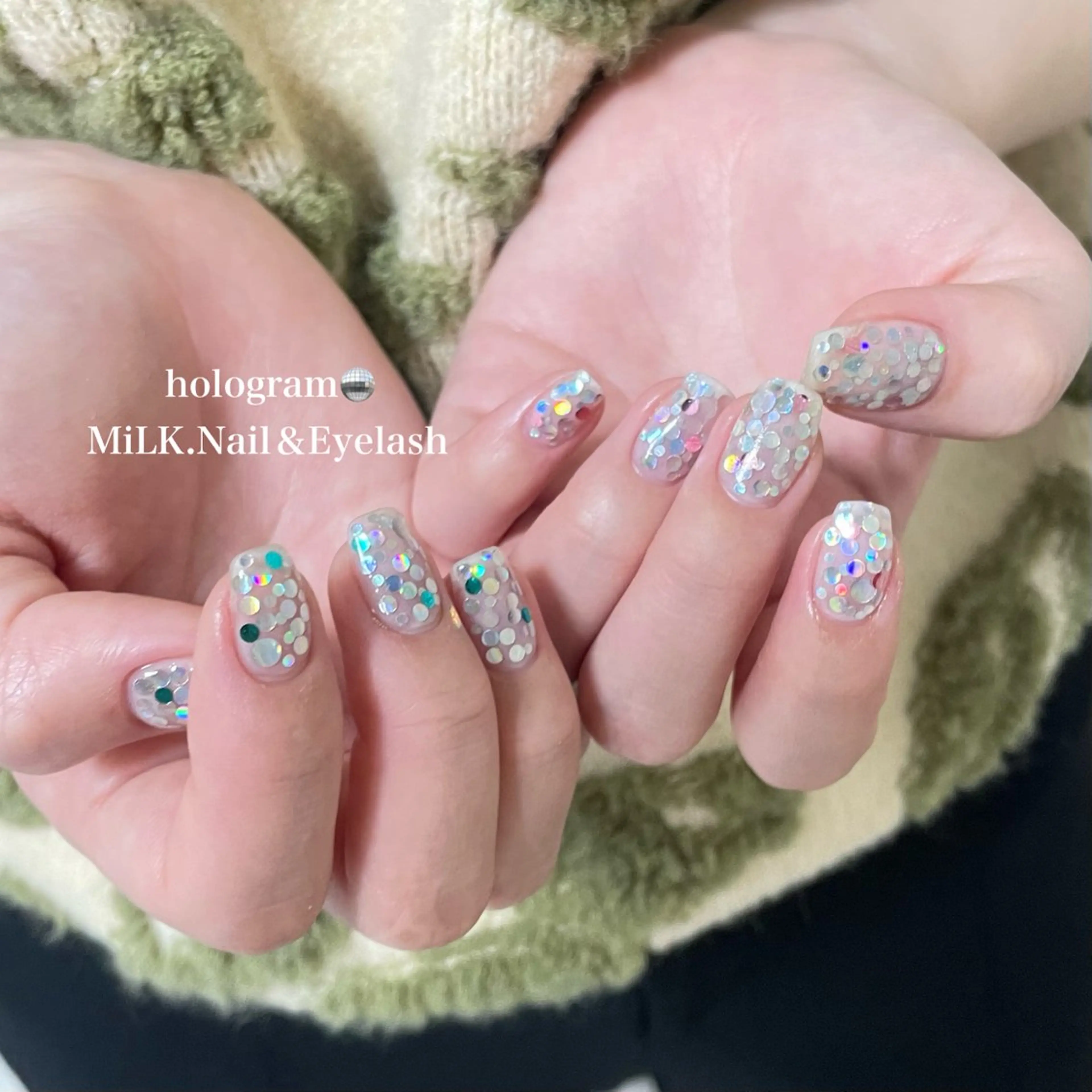 ネイル ハンドネイル MiLK.   Nail&Eyelash所属・MiLK. wakaのマツエク・マツパデザイン