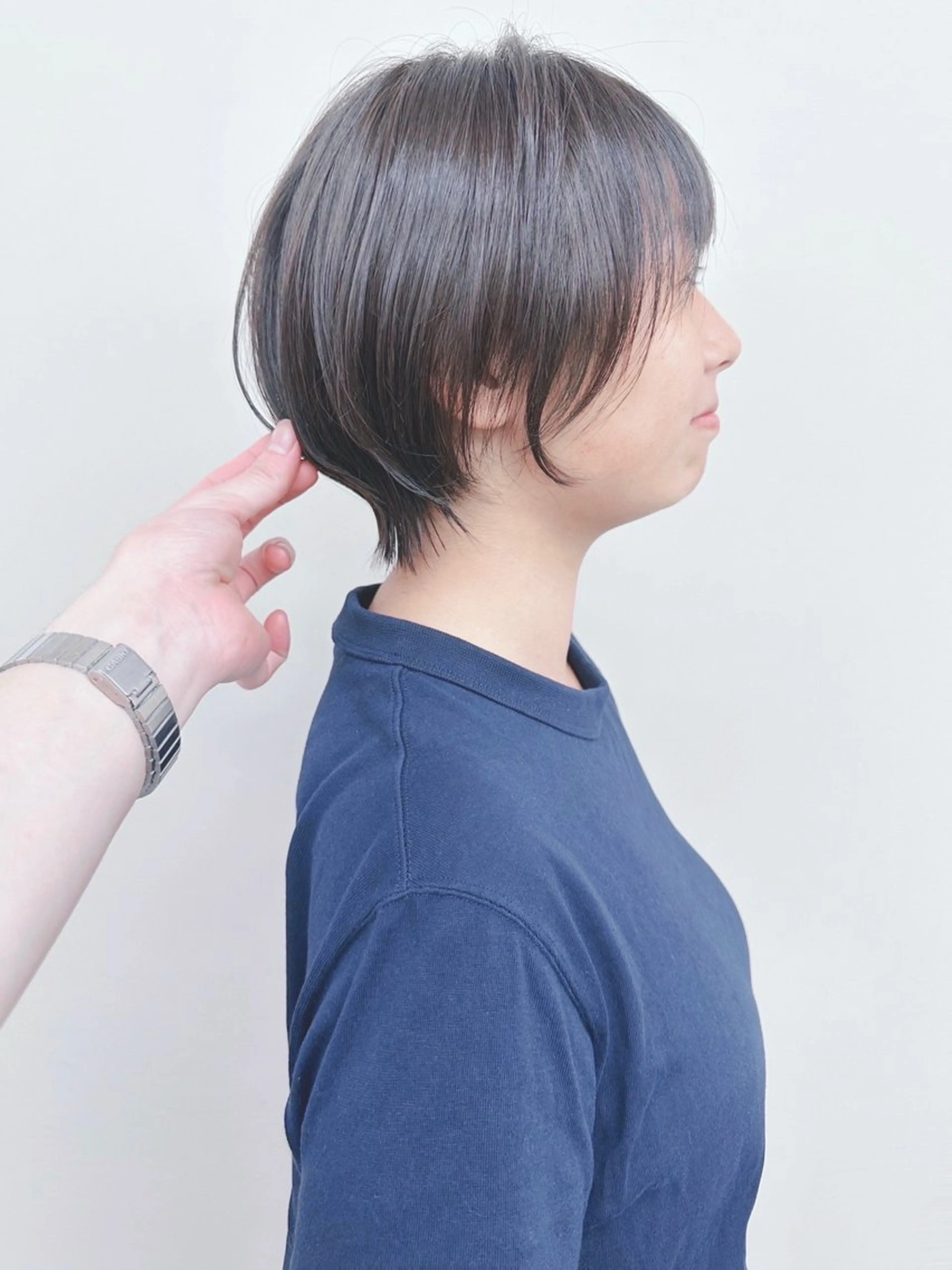 ショート カット トリートメント ヘッドスパ パーマボブ/丸みボブ /くせ毛/とういのヘアスタイル