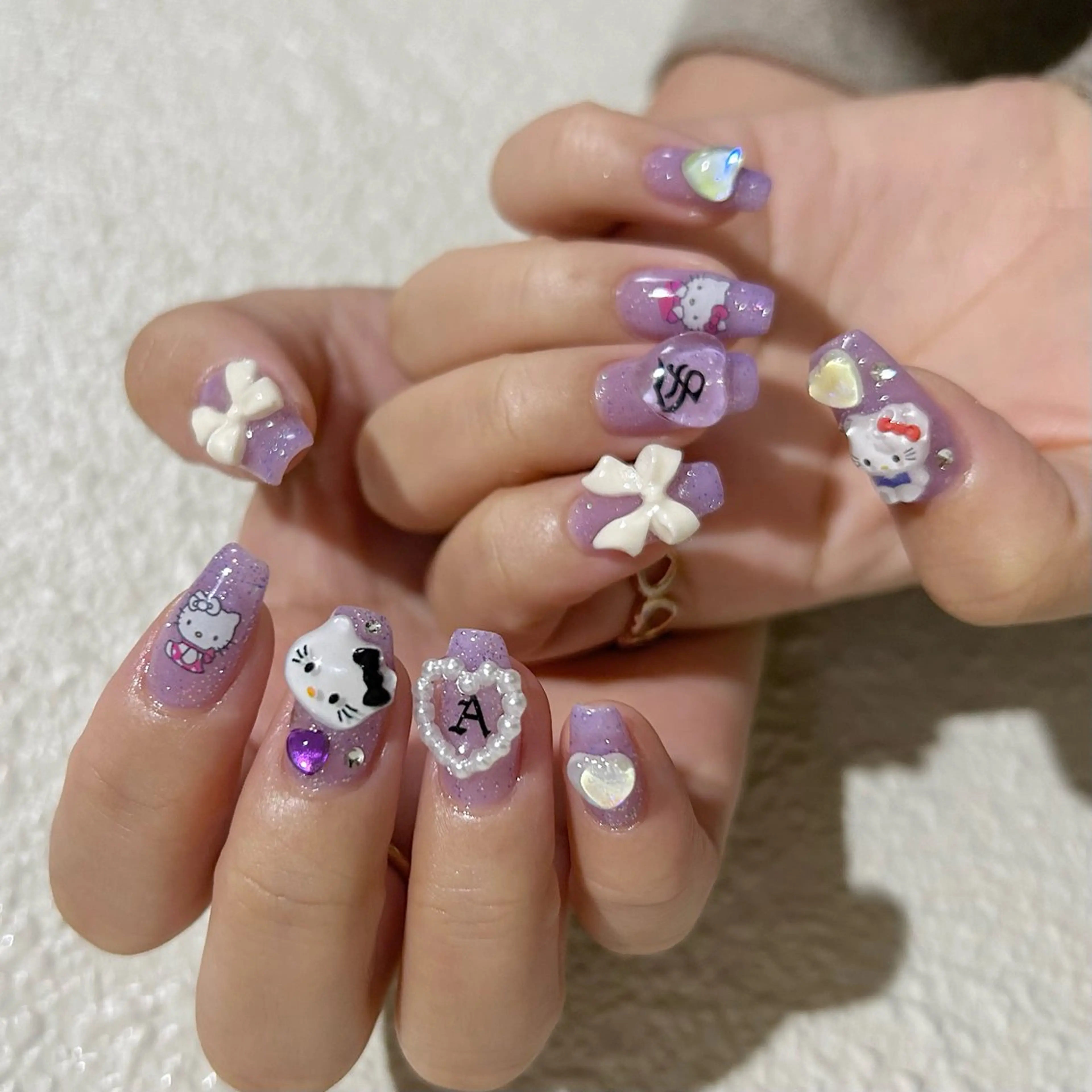 ネイル ハンドネイル ☽ ☾のネイルデザイン