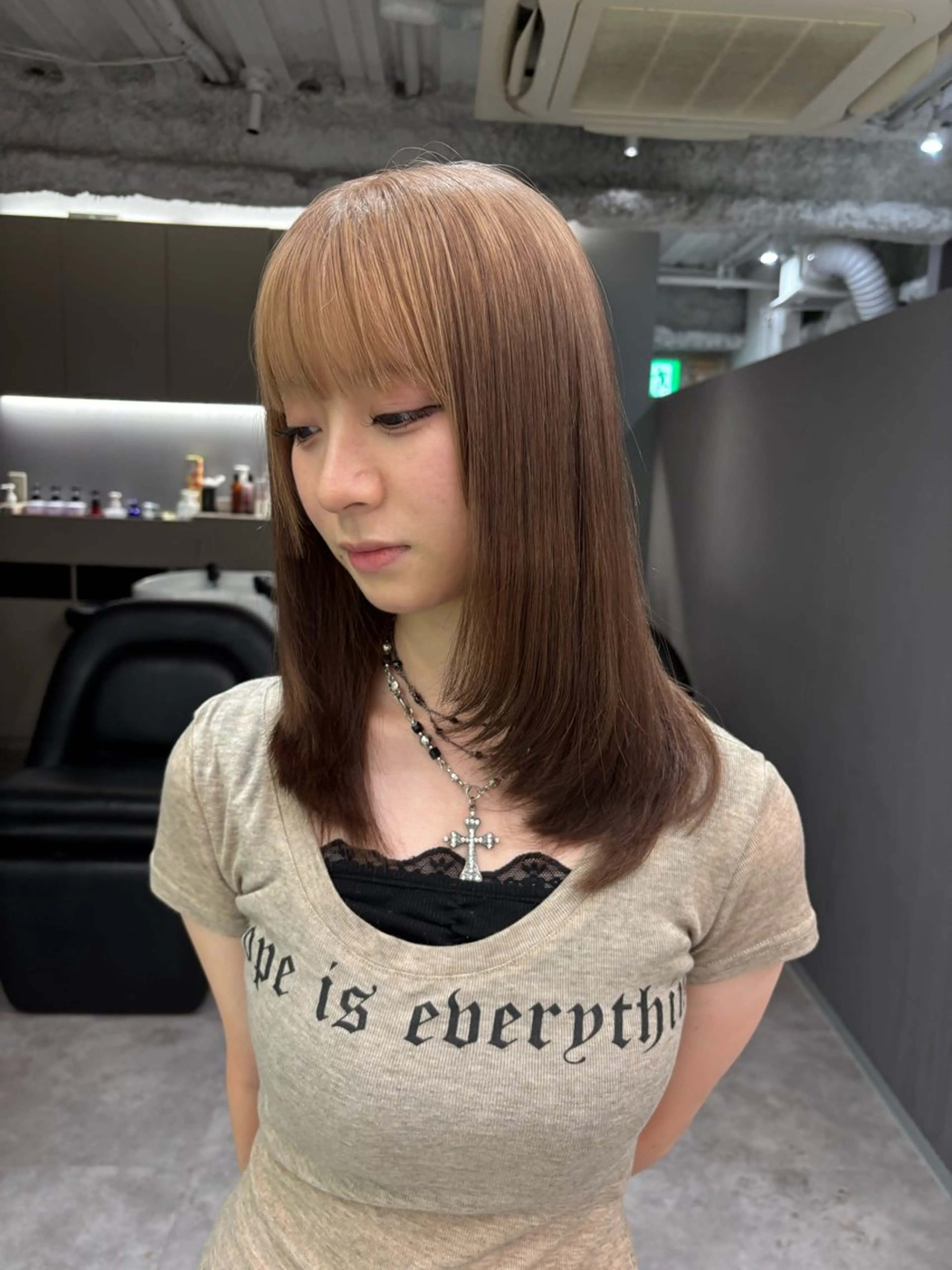 ミディアム カラー ヘアカラー 名古屋／ブリーチ /松井亮磨のヘアスタイル