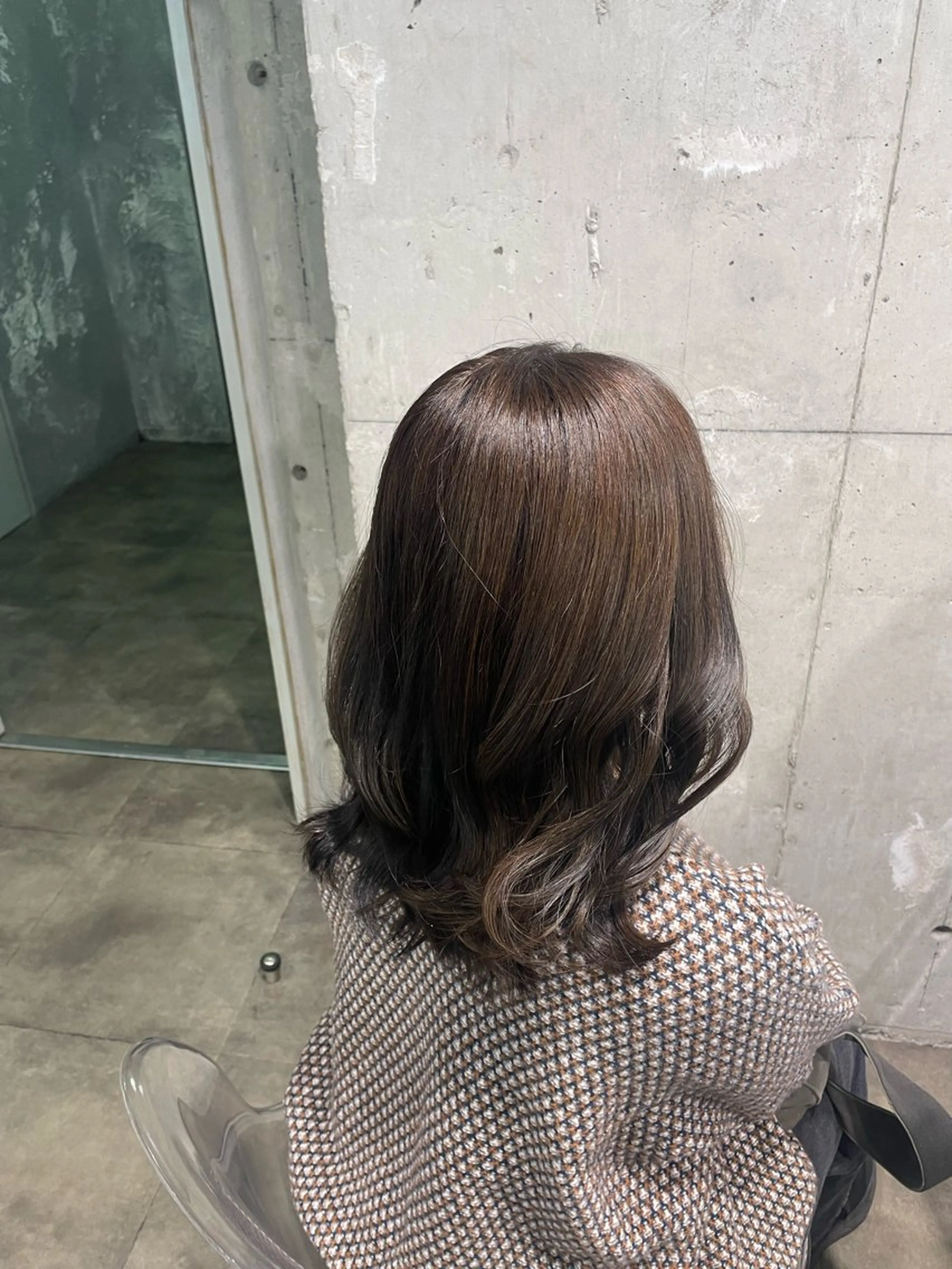 カラー ヘアカラー ヘアセット 🤍ベージュ/透明感 韓国ヘア/まりん🤍のヘアスタイル