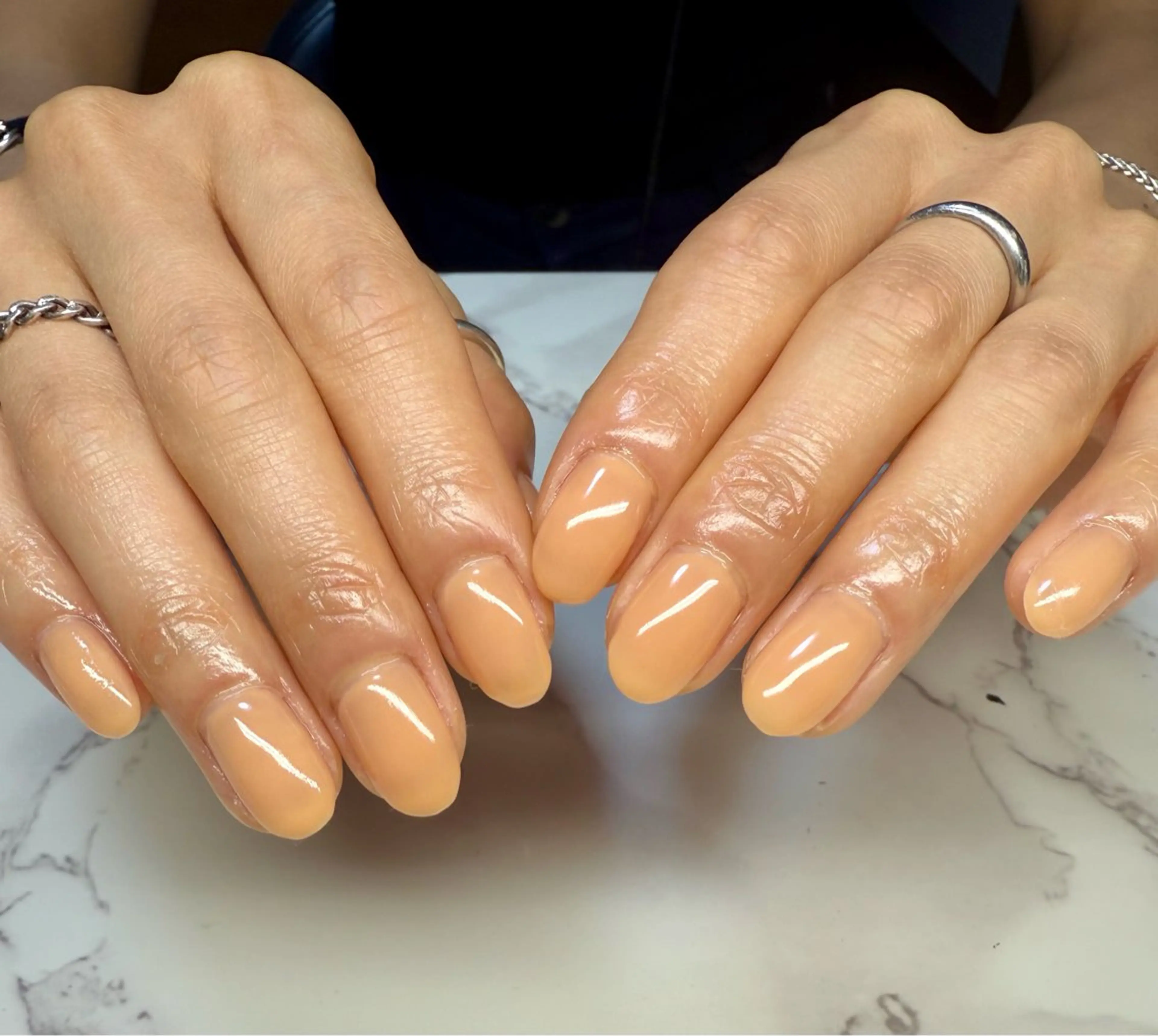 ネイル アートネイル チークネイル フレンチネイル 氷ネイル・うるうるネイル キラキラネイル M.N_ nailのネイルデザイン