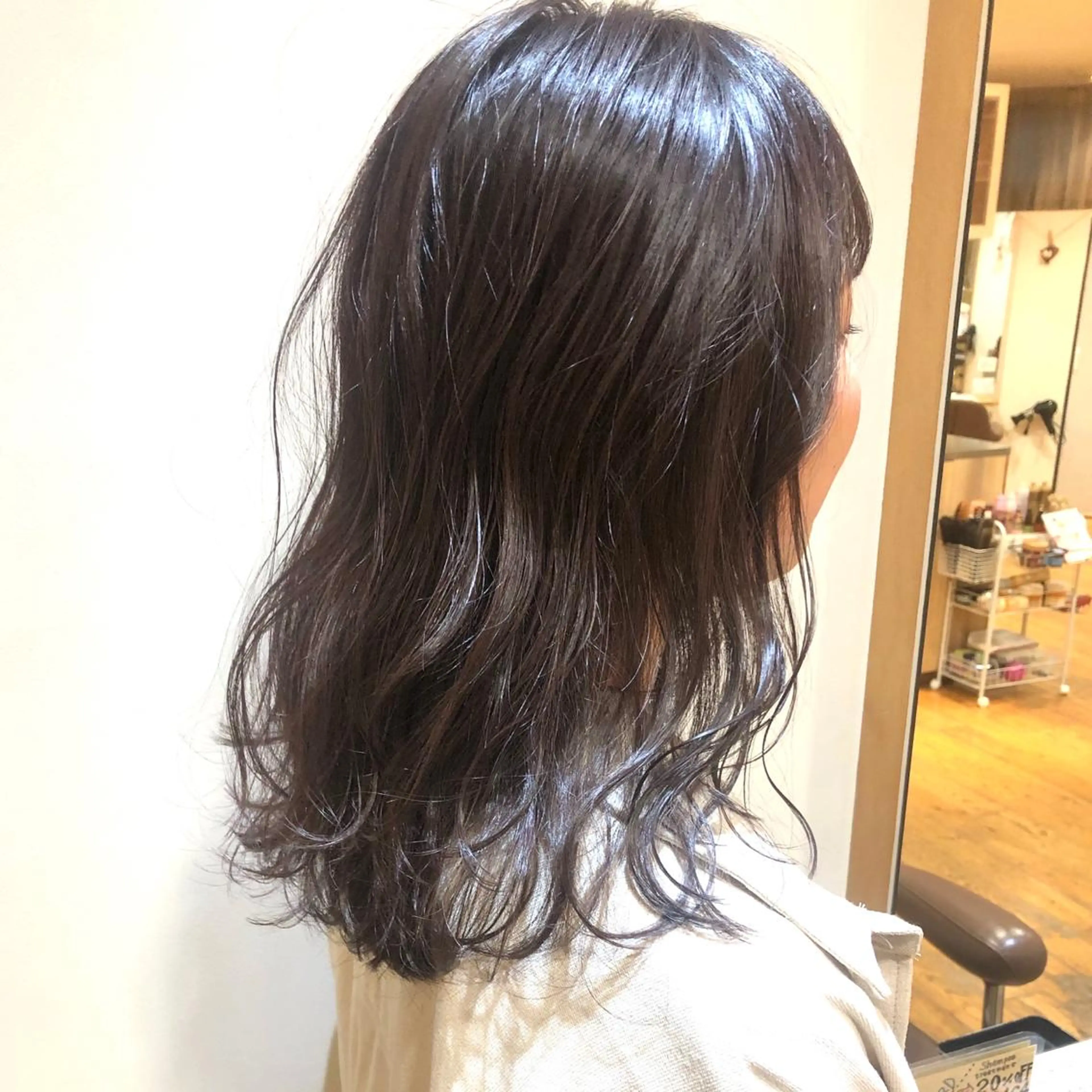 ミディアム ヘアカラー 【髪質改善】 川津翔太のヘアスタイル