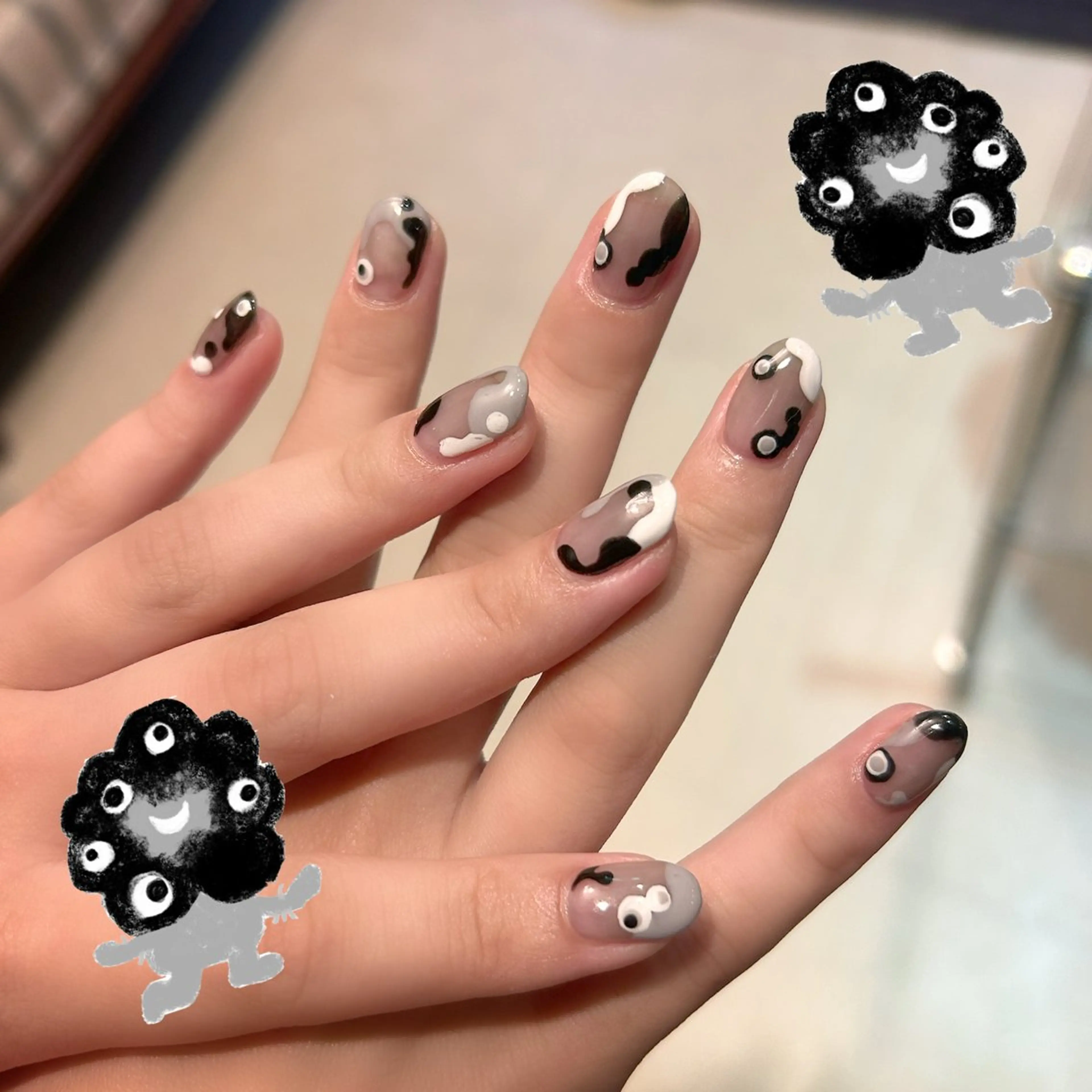 ネイル ハンドネイル mibu 𓀬鈴木のマツエク・マツパデザイン