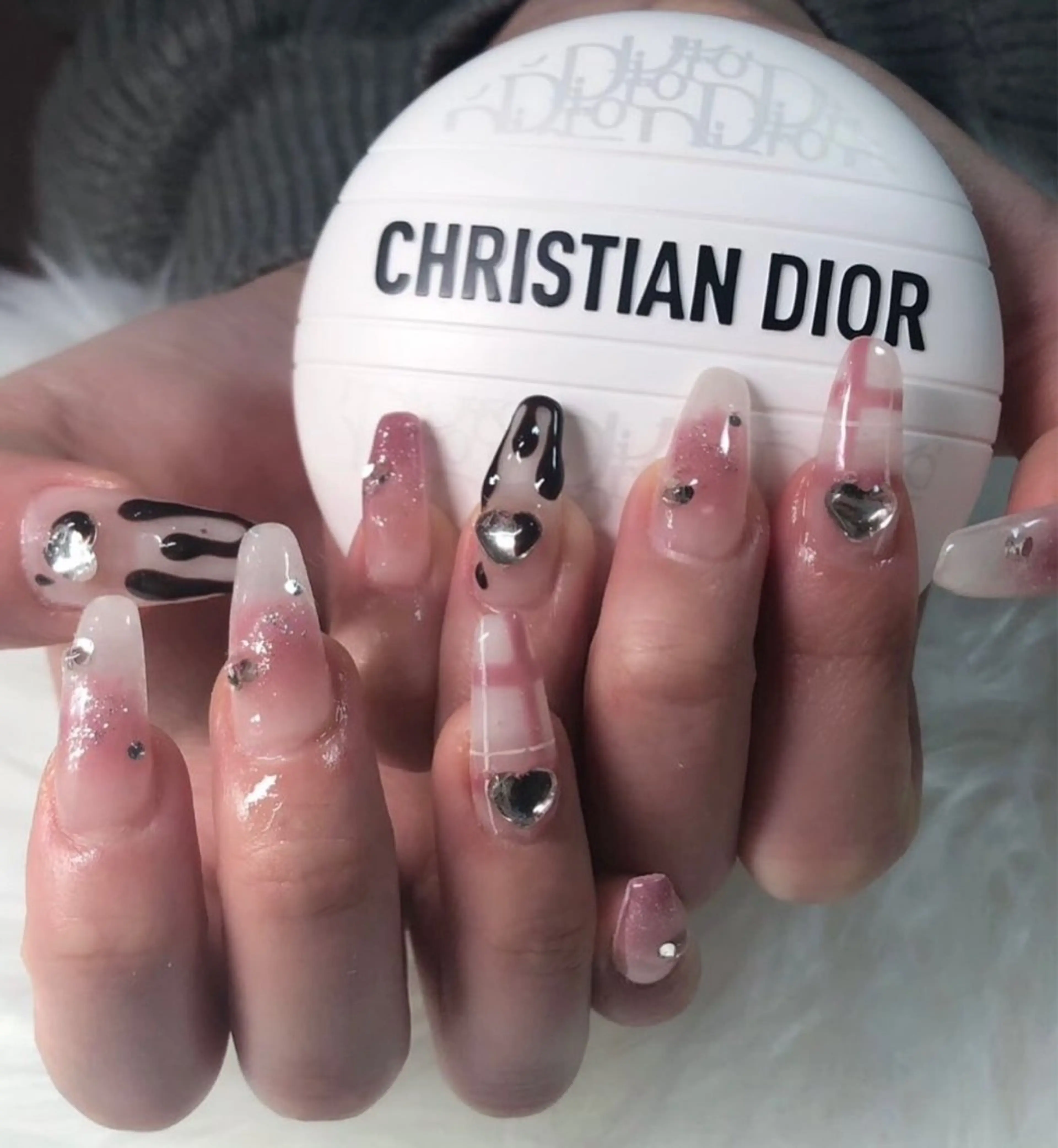 ネイル バレンタイン ハンドネイル 長さだし特化サロン SAORINAILのネイルデザイン