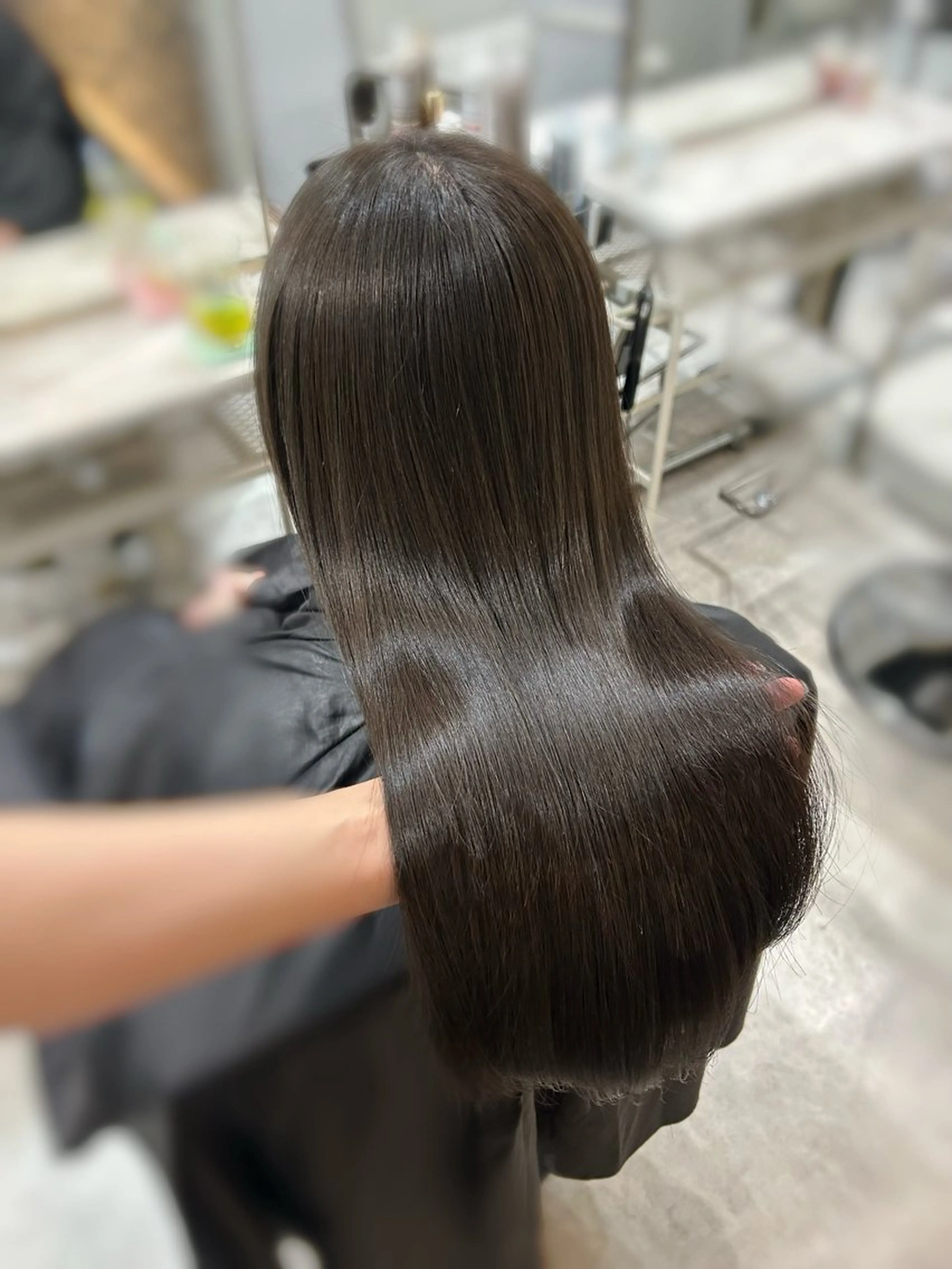 ロング ヘアカラー トリートメント ヘアセット Sakura❤︎/ 透明感カラーのヘアスタイル