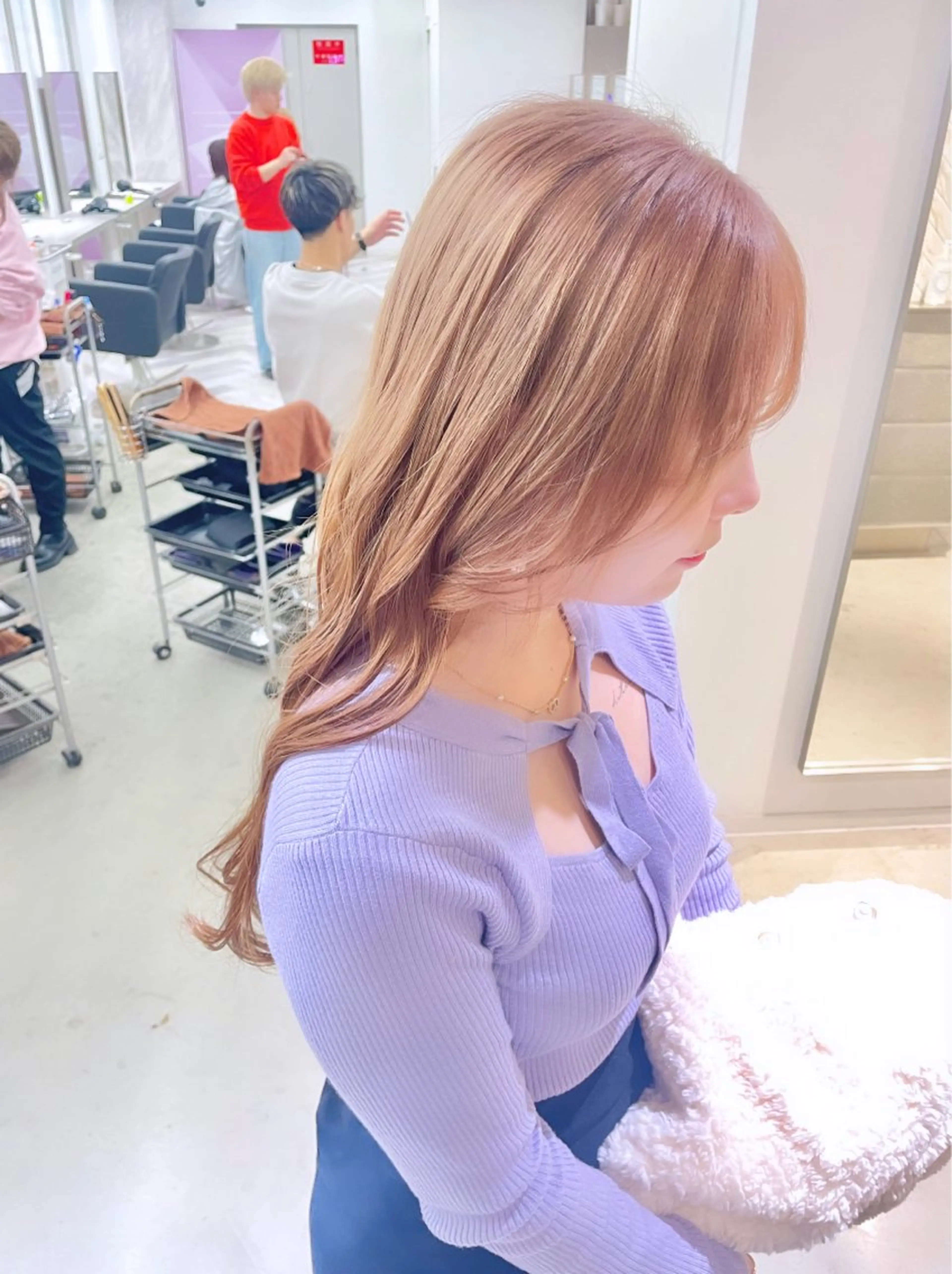 ロング カット ヘアカラー トリートメント ヘアセット 🎗井上 竜 ブリーチ指名No.1のヘアスタイル