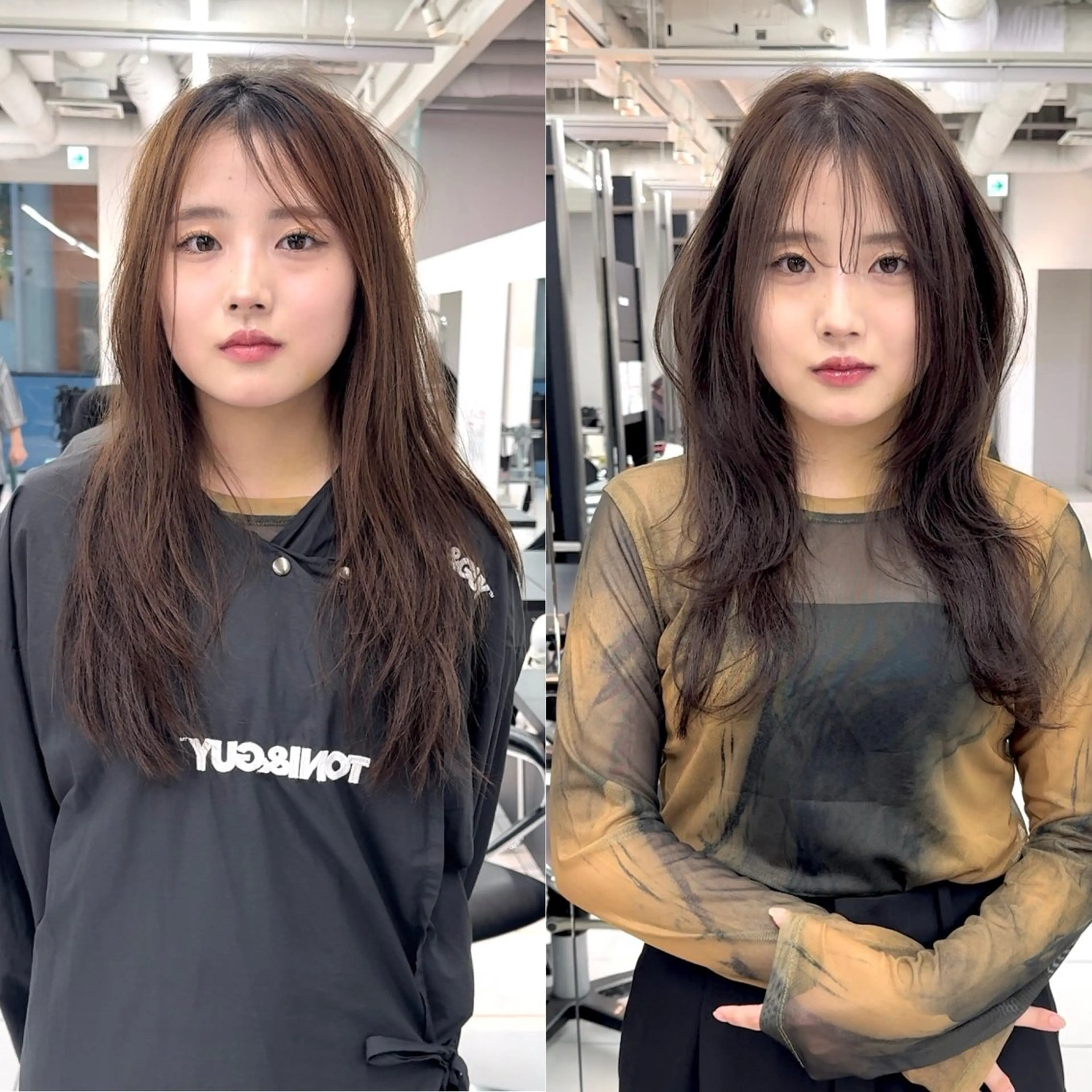 ロング ミディアムレイヤー/ ロングレイヤー堀匠吾のヘアスタイル