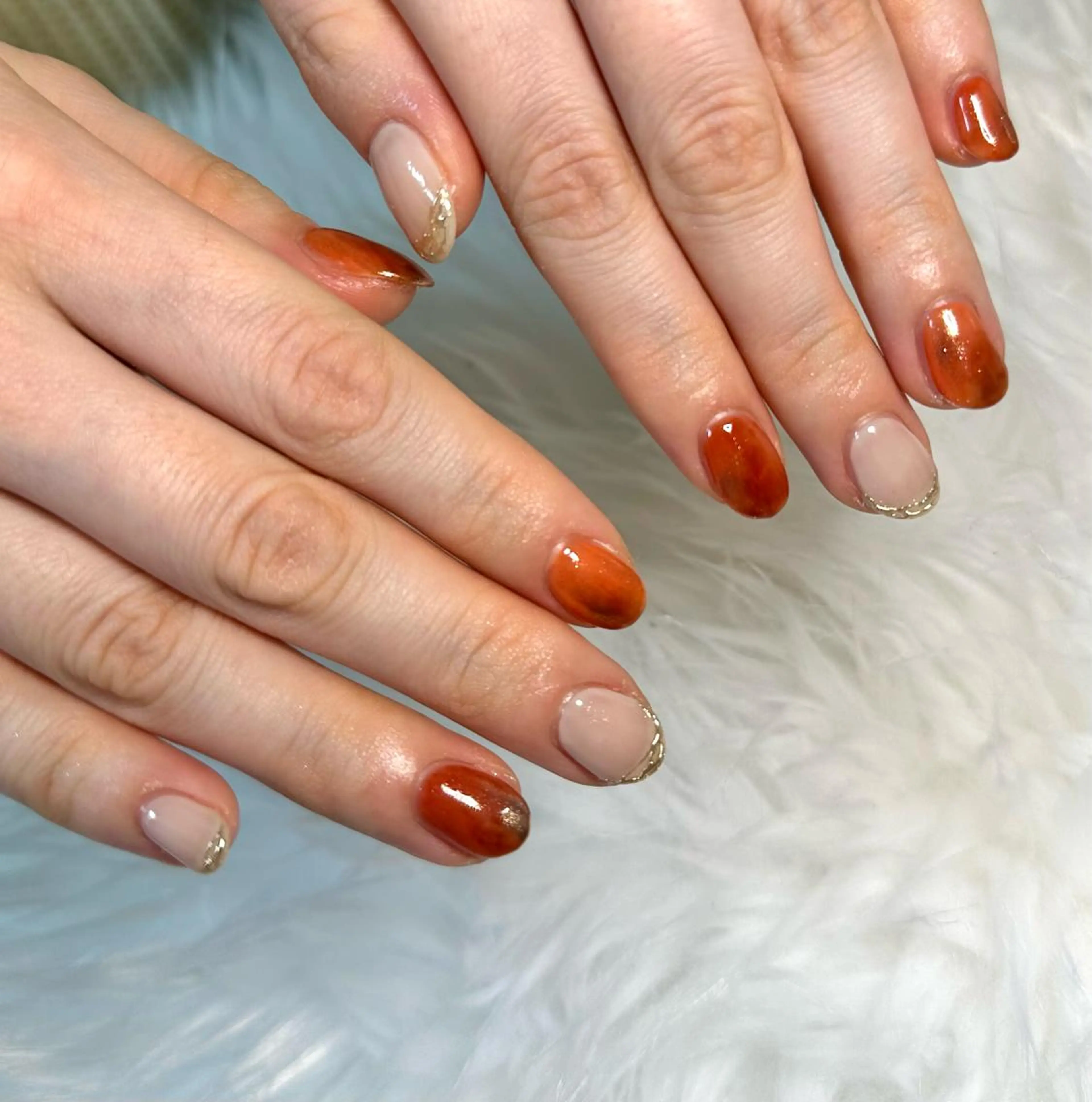 ネイル ミラーネイル ハンドネイル Feena nail/RINAのネイルデザイン