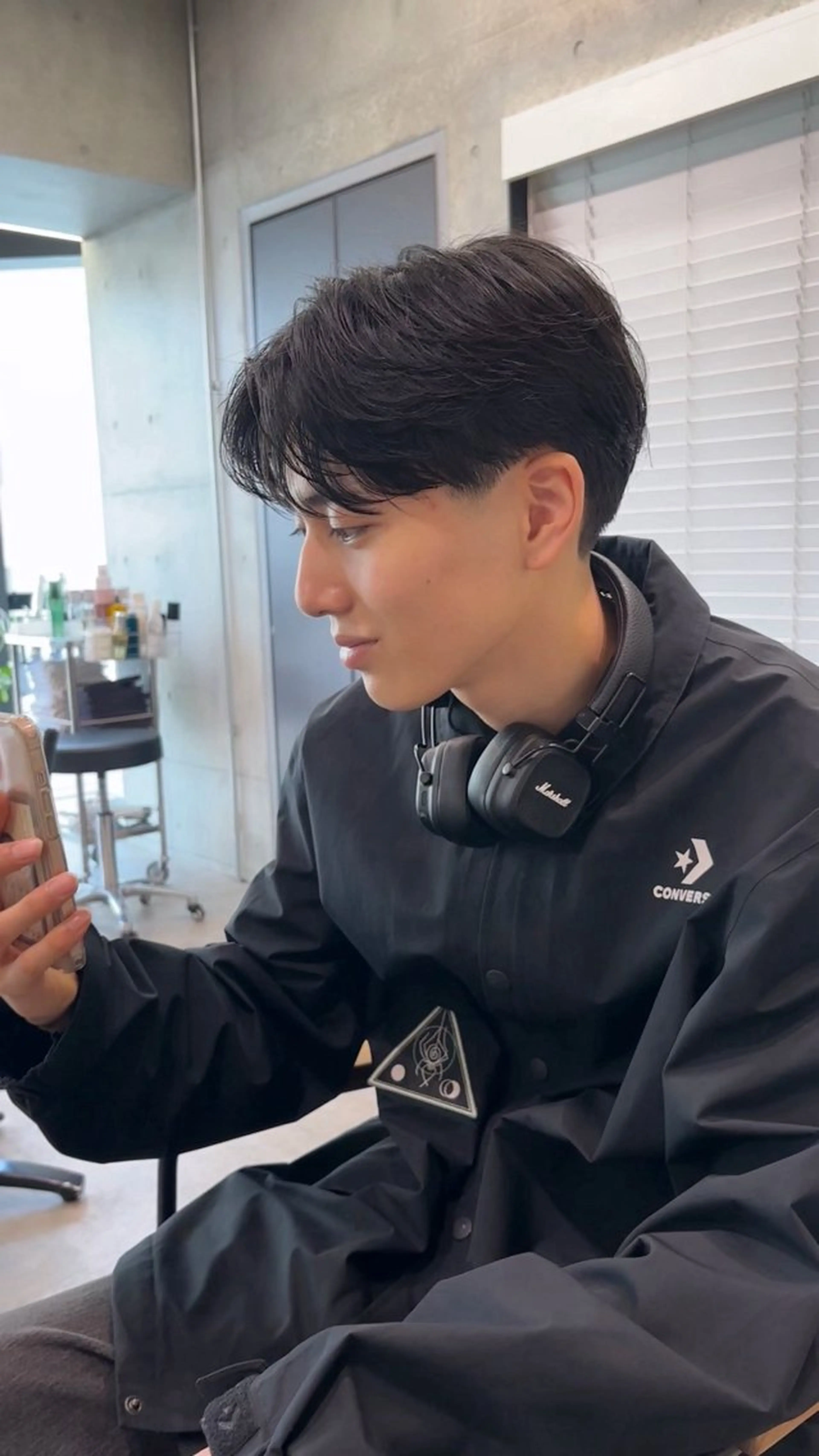 ショート パーマ メンズ SORA表参道所属・🫧透明感カラー🫧 暖色/島田晃太郎のヘアスタイル