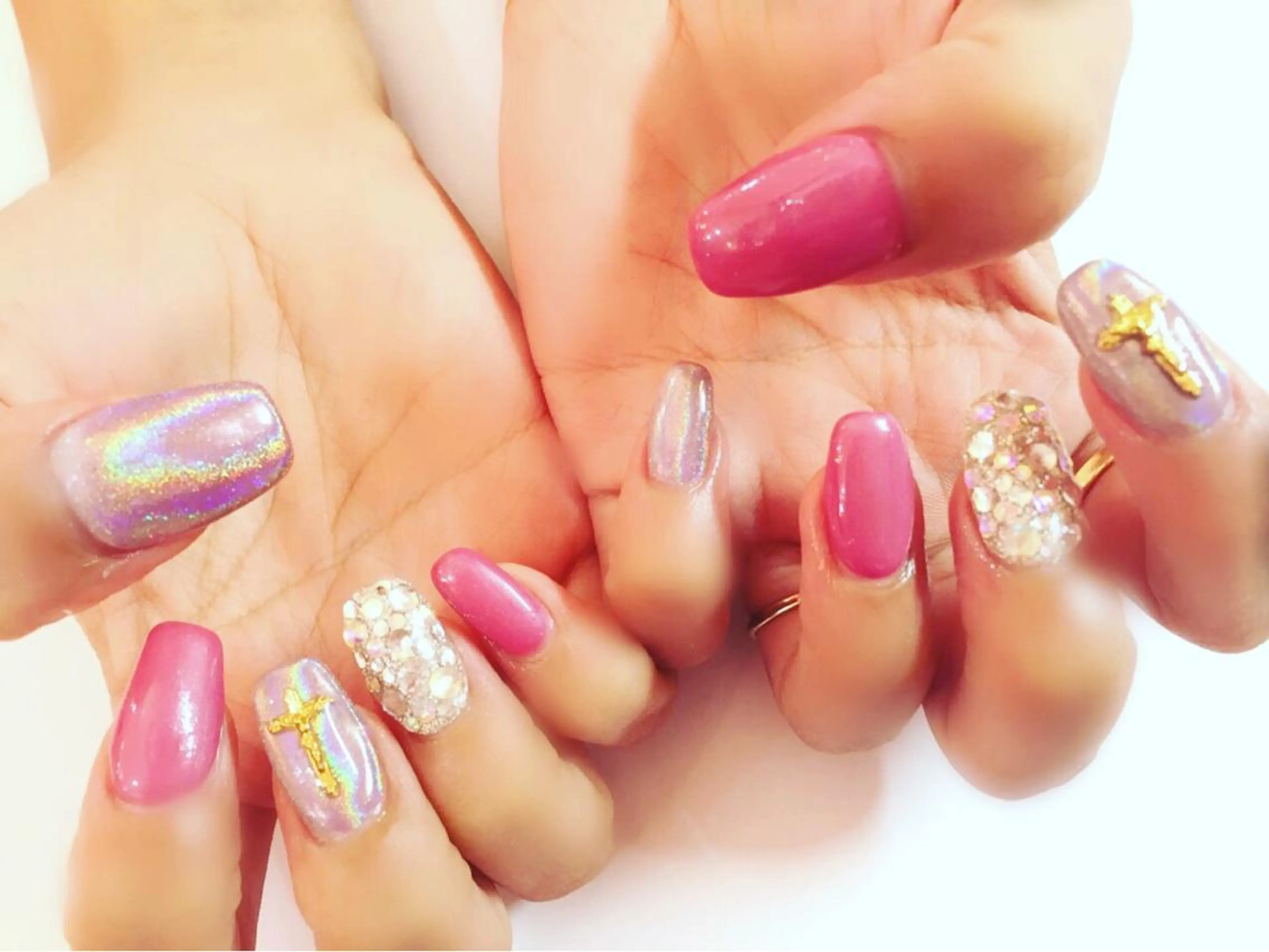 ミディアム カラー パーマ ヘアアレンジ メンズ キッズ ネイル マツエク・マツパ 学生(メンズ向け) 付け放題 学生 アートネイル フットネイル NAILSGOGO shibuyaのネイルデザイン