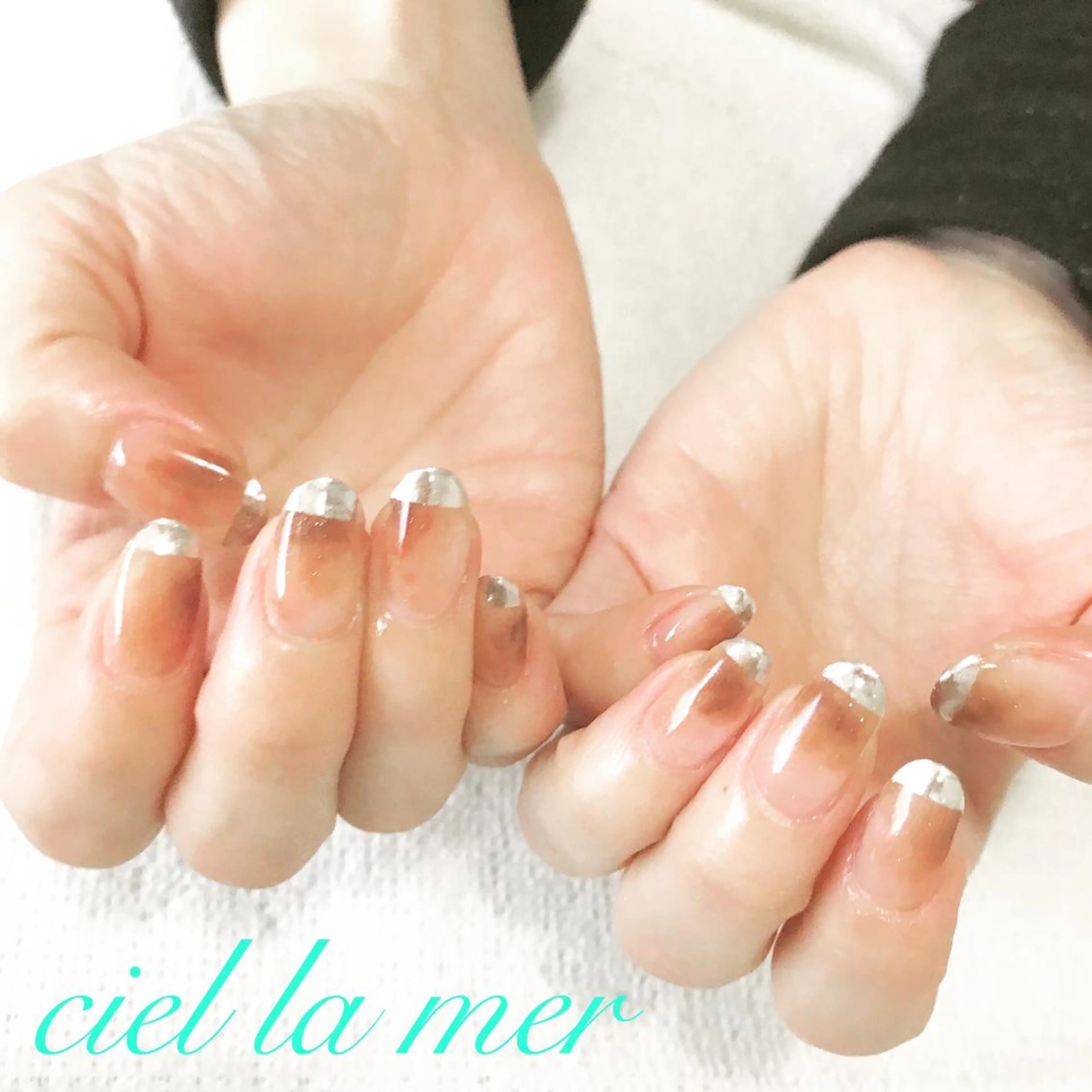 ネイル ハンドネイル フットネイル ciel la merのネイルデザイン